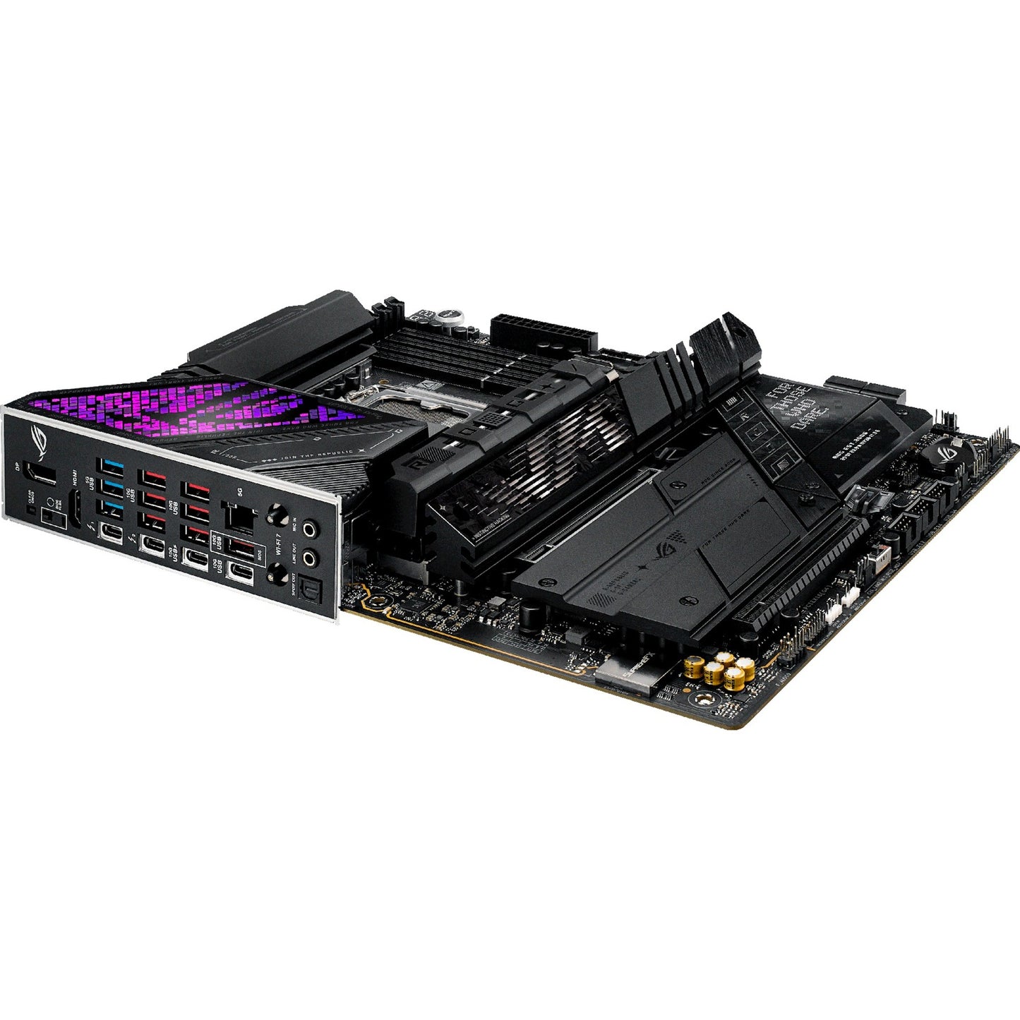 ASUS rog strix z890-e gaming wifi socket 1851 moederbord (zwart, raid, 5gb-lan, wi-fi 7, bt, sound, atx)