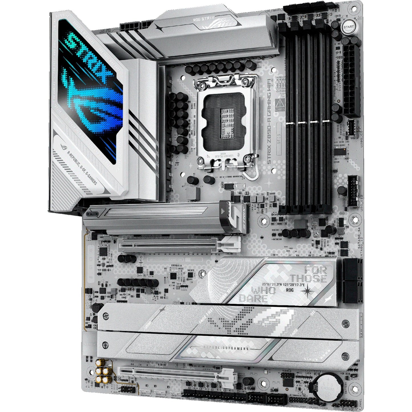 ASUS rog strix z890-a gaming wifi socket 1851 moederbord (raid, 2.5gb-lan, wi-fi 7, bt, sound, atx)