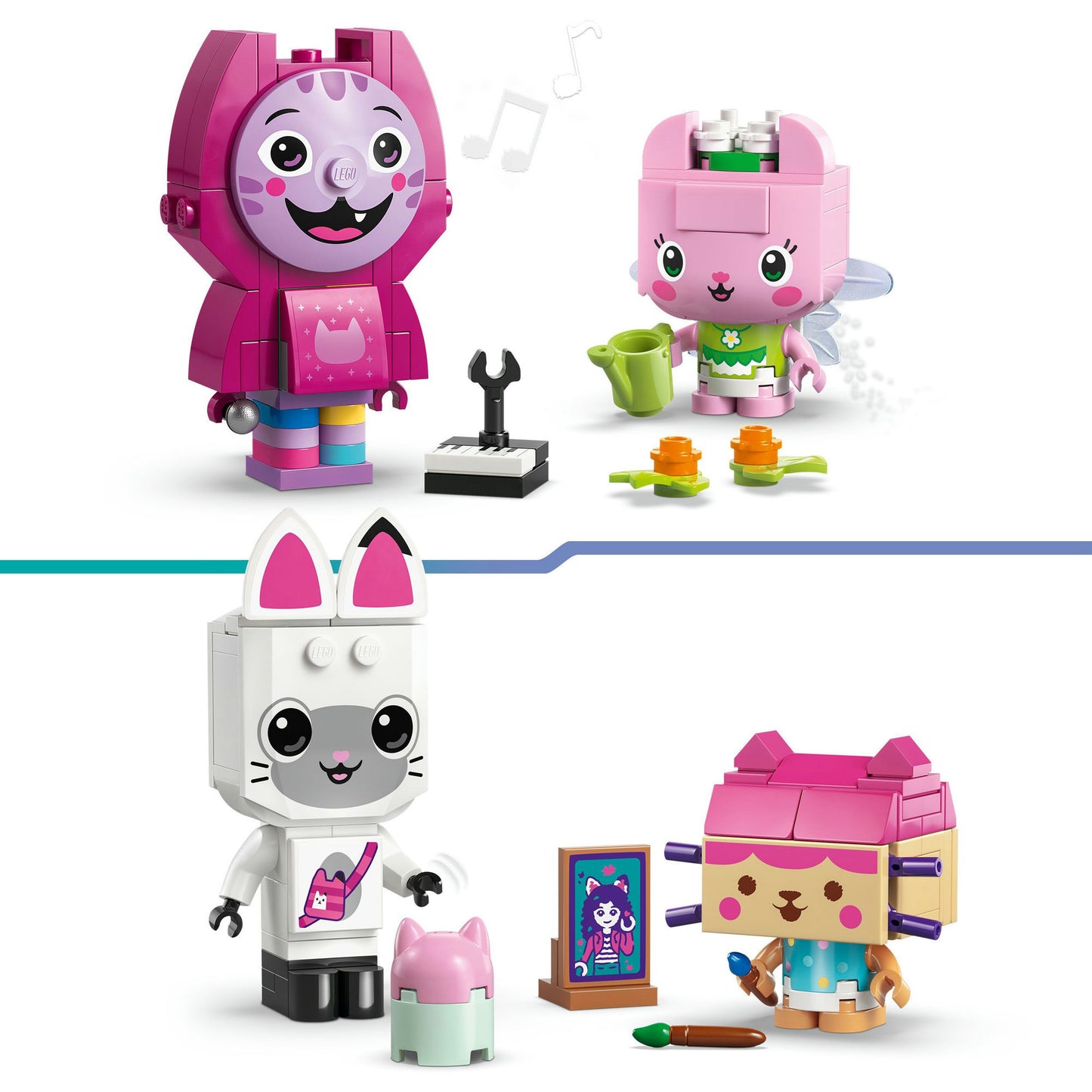 LEGO gabby's poppenhuis - gabby’s bouwbare kattenvriendjes constructiespeelgoed (11215)