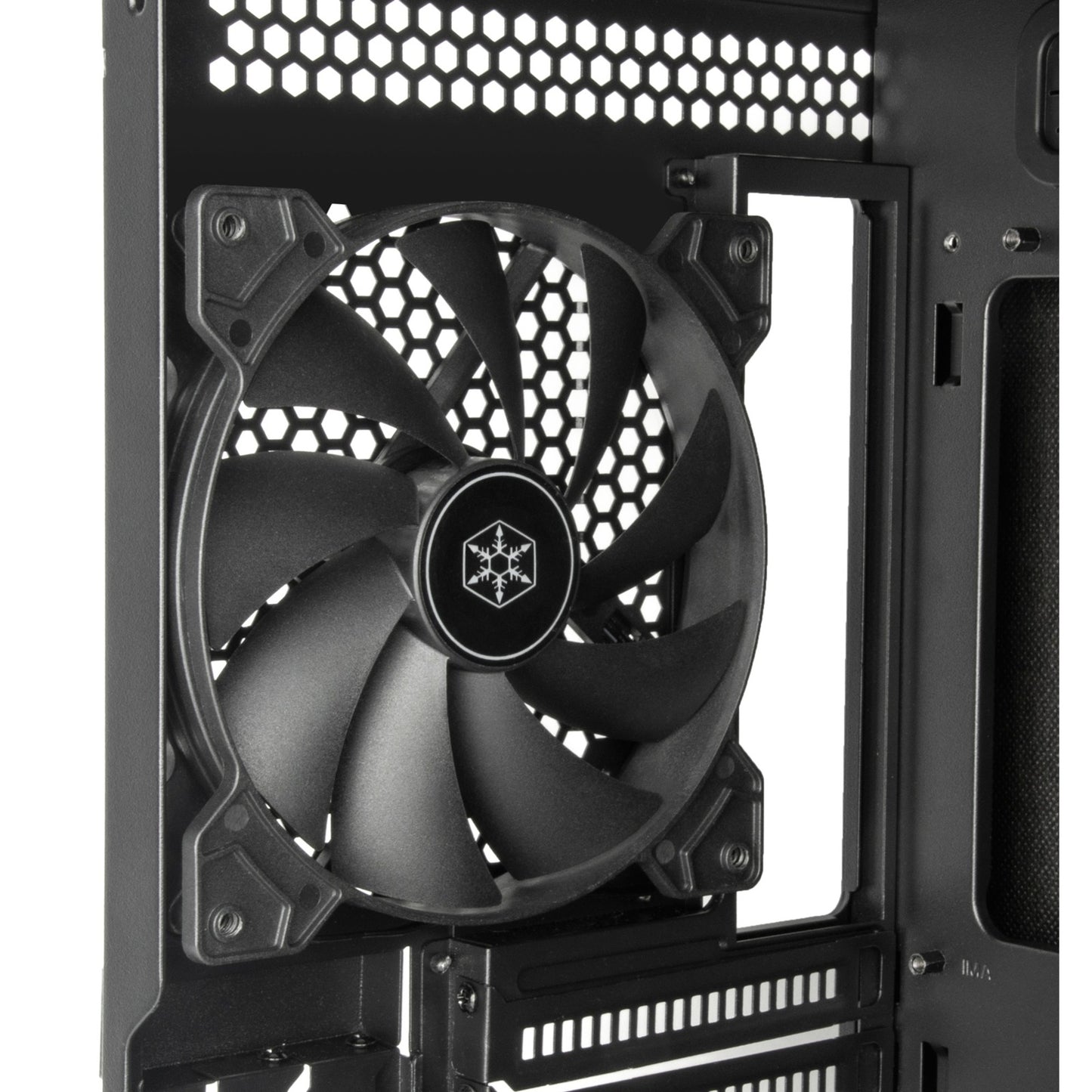 SilverStone seta q1 midi tower behuizing (zwart | 2x usb-a | 1x usb-c)