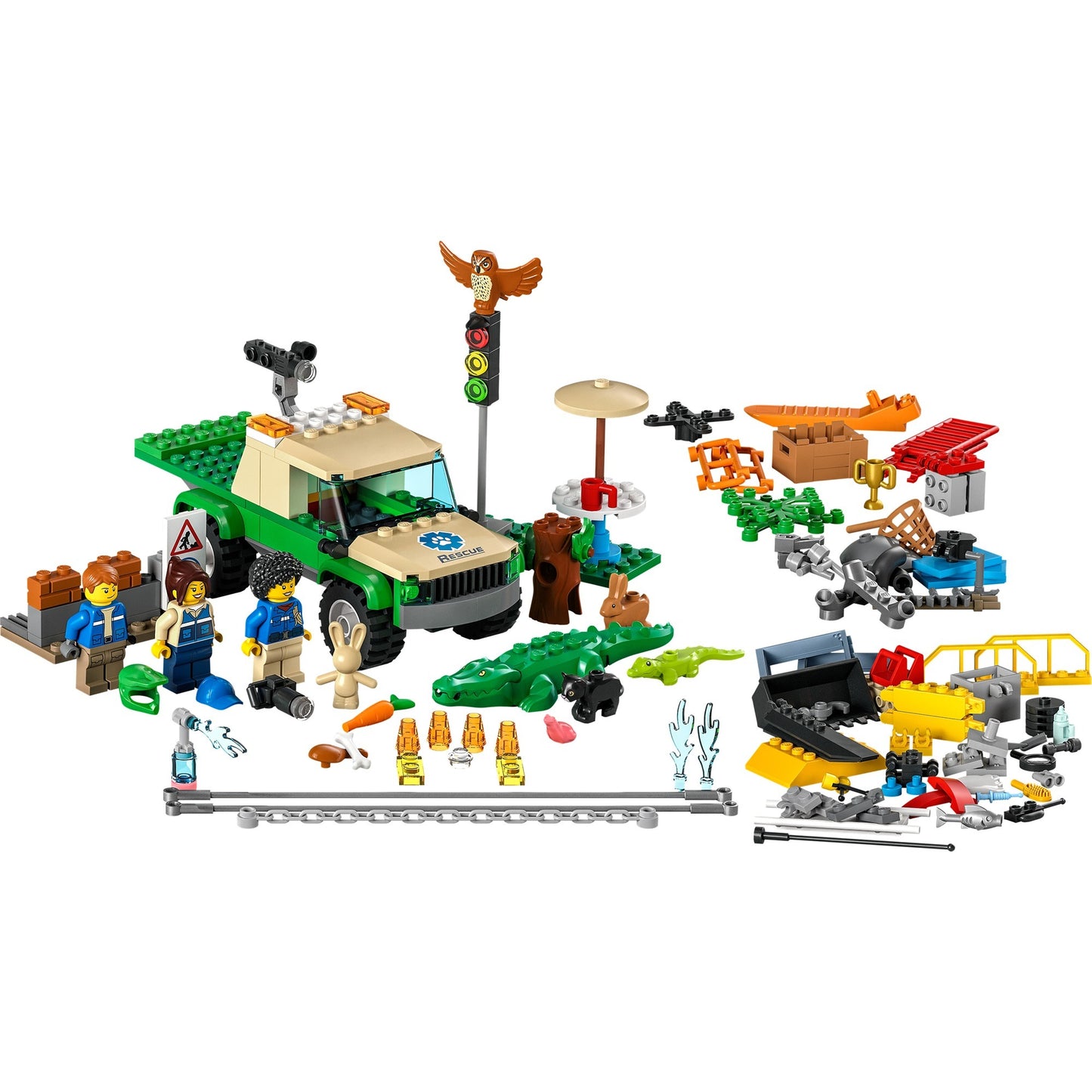 LEGO city - wilde dieren reddingsmissies constructiespeelgoed (60353)