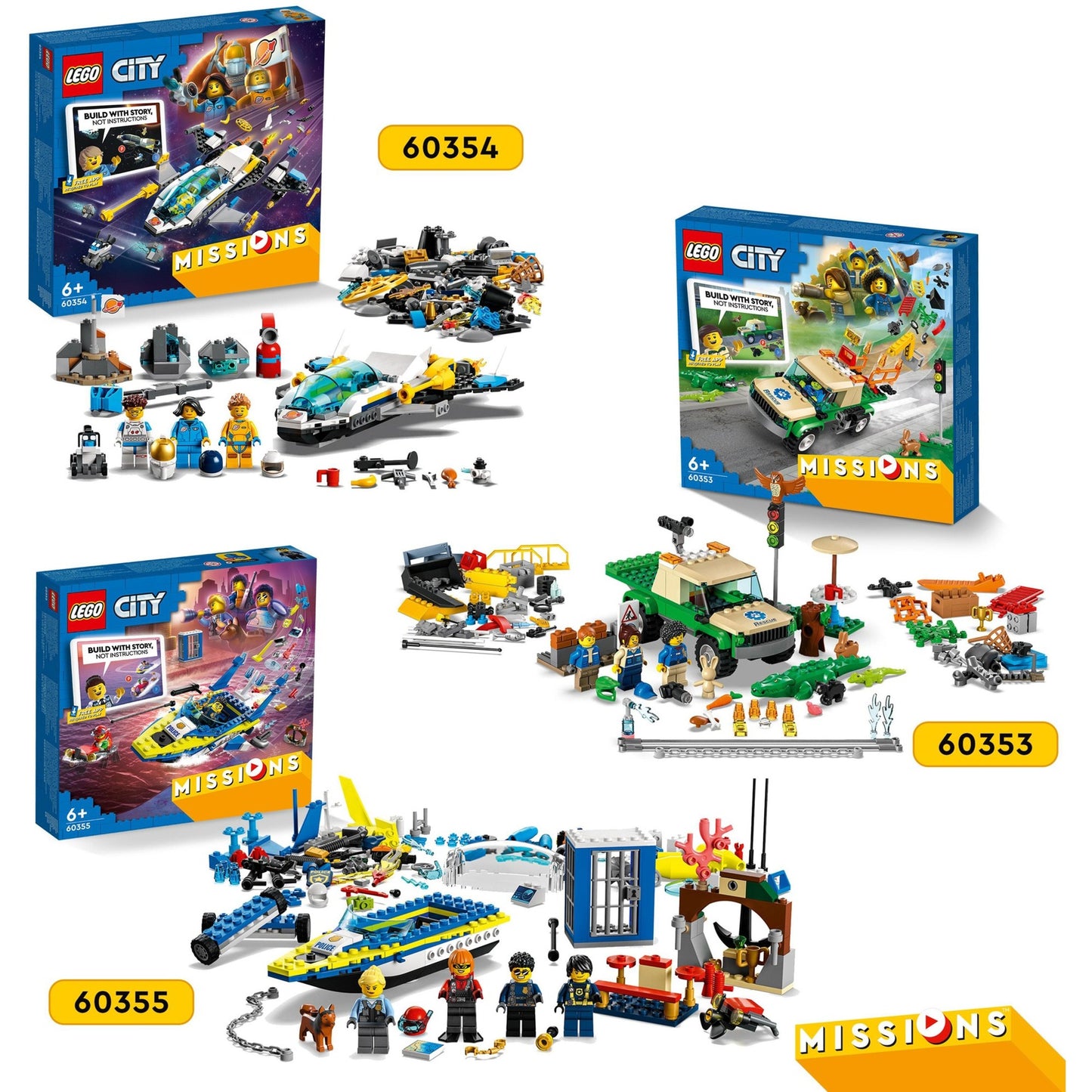 LEGO city - wilde dieren reddingsmissies constructiespeelgoed (60353)