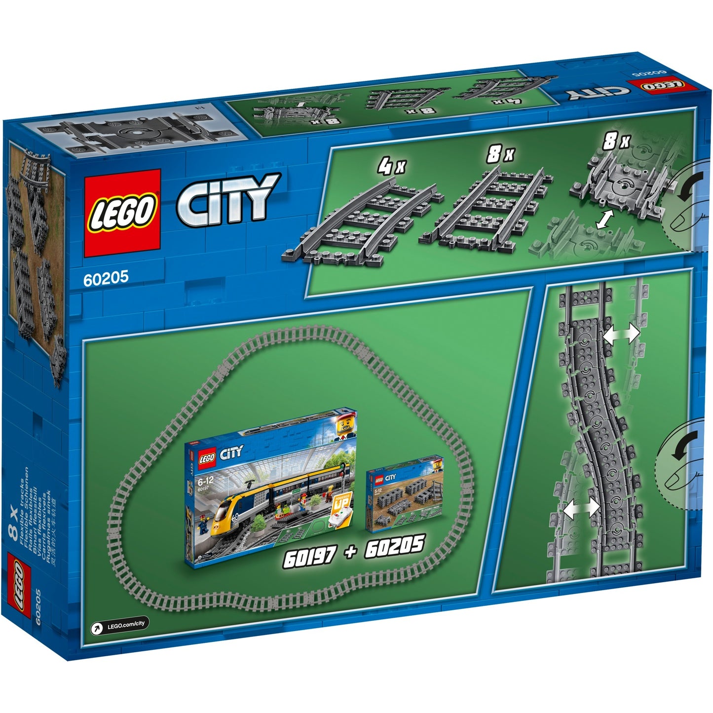 LEGO city 60205 treinrails
