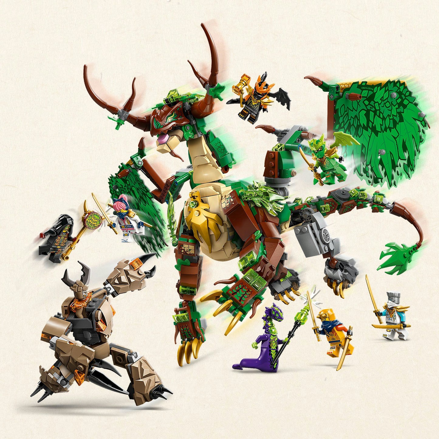 LEGO ninjago - de draak van het leven constructiespeelgoed (71859)