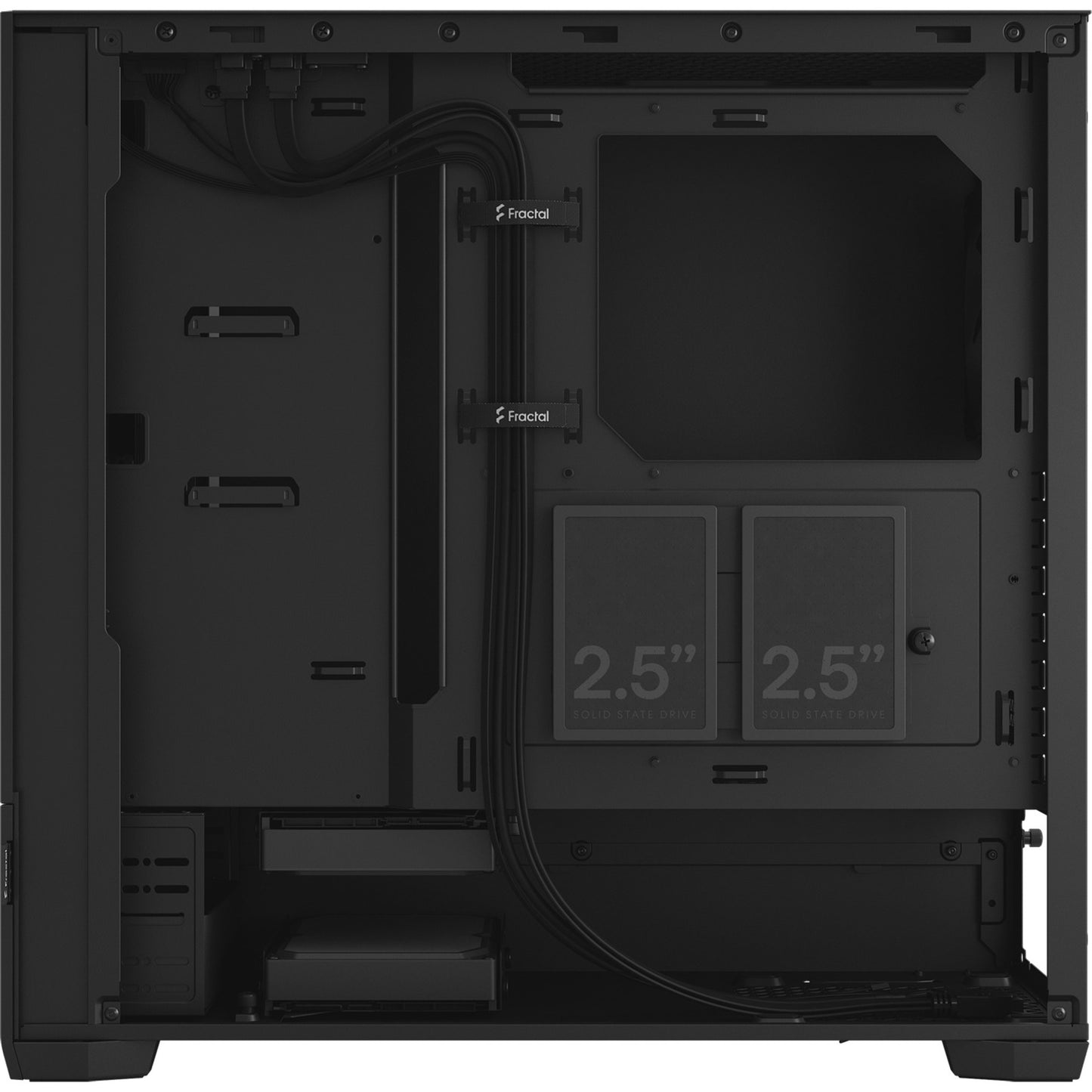 Fractal Design pop air midi tower behuizing (zwart | 2x usb-a)