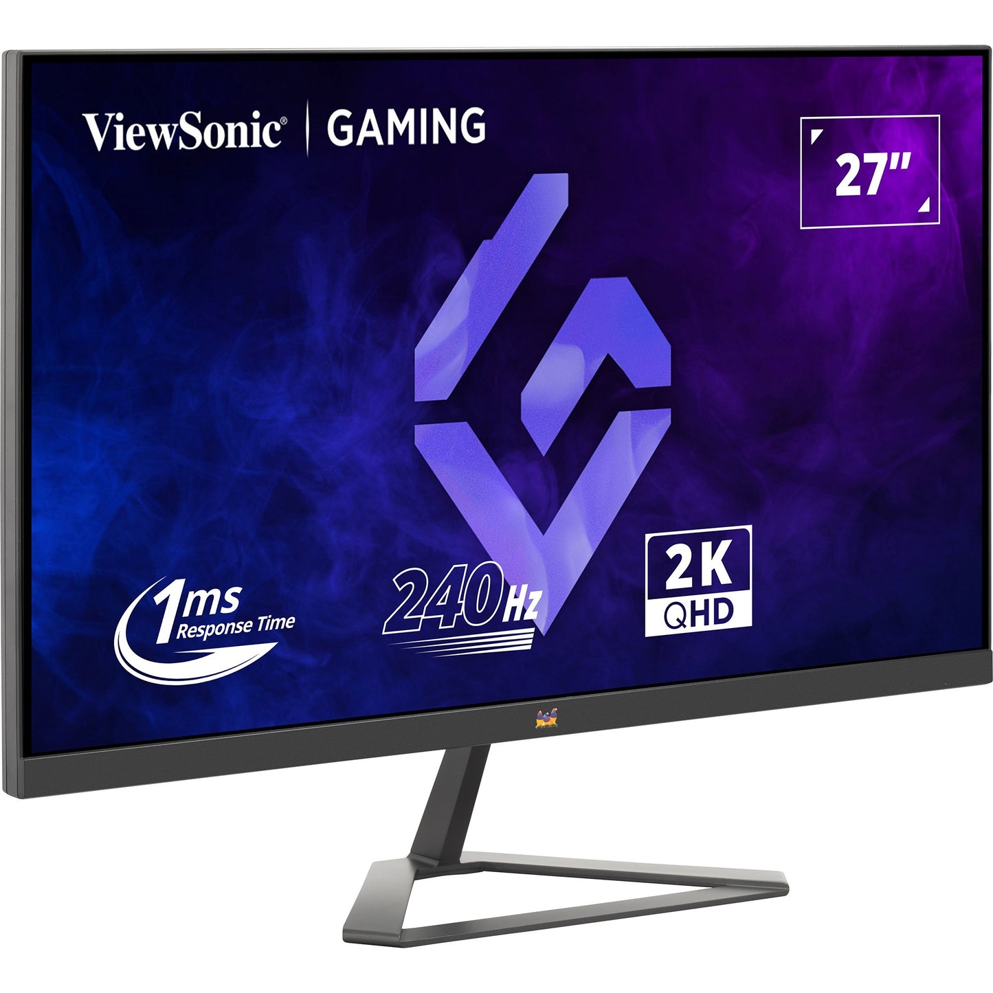 ViewSonic vx2758a-2k-pro-3 27 gaming monitor (zwart (mat), 2x hdmi | 1x displayport | hdr10 | 240 hz)
