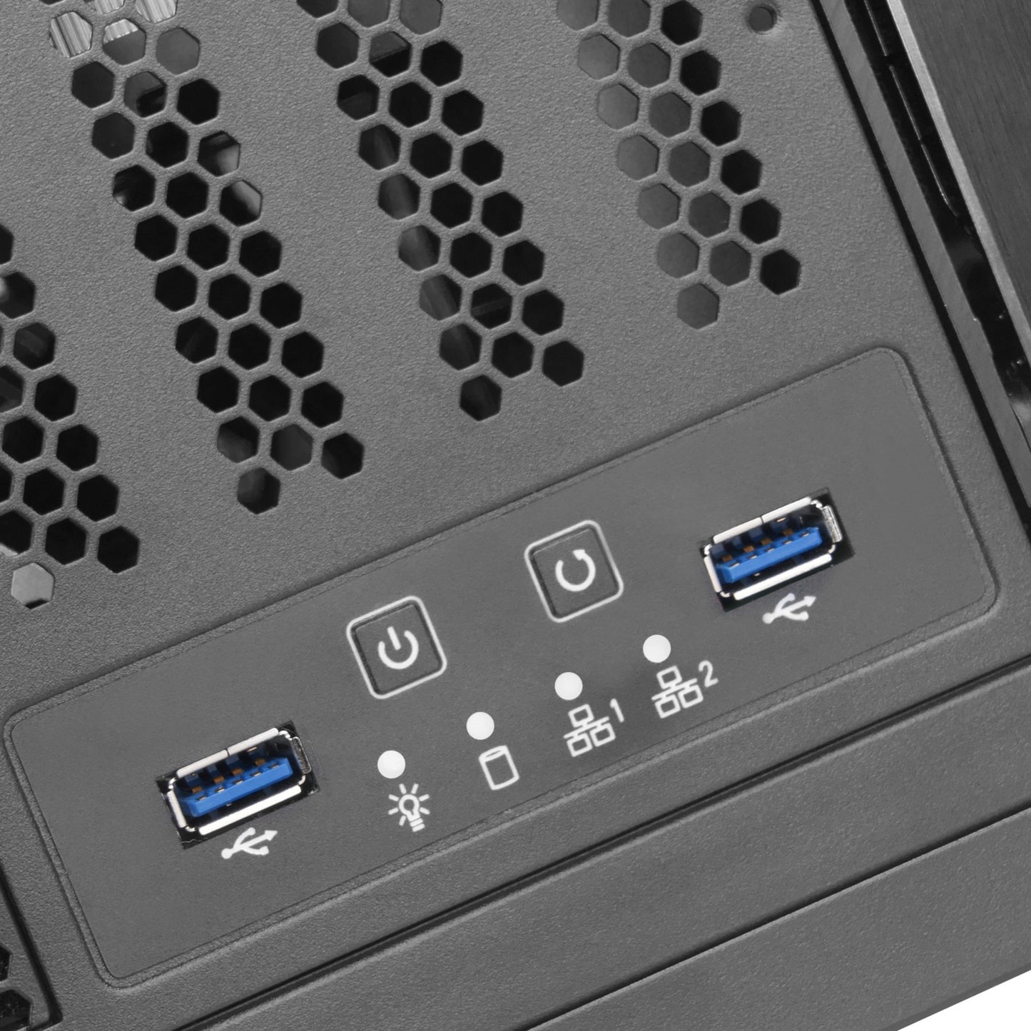 SilverStone rm41-h08 rack behuizing (zwart | 2x usb-a 3.2 (5 gbit s))