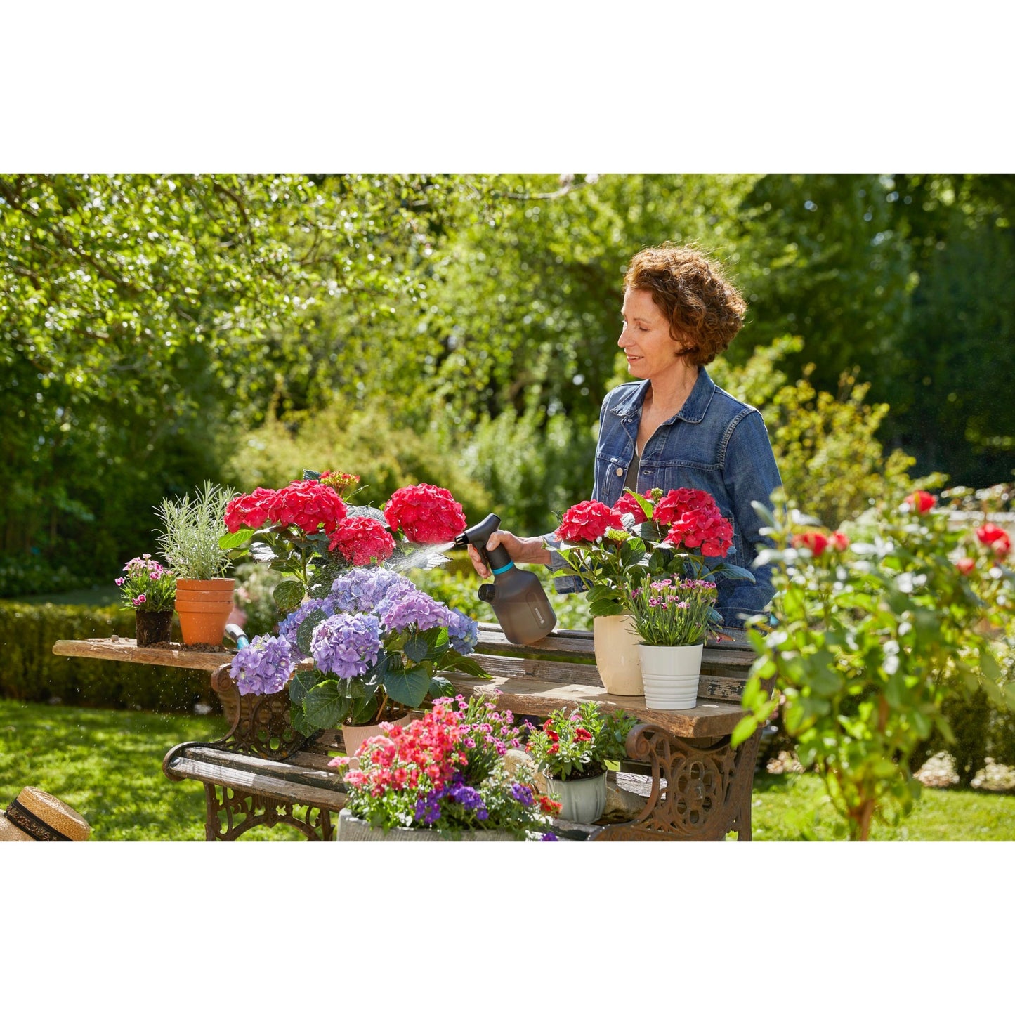 GARDENA plantenspuit 1 l (grijs, 11112-20)