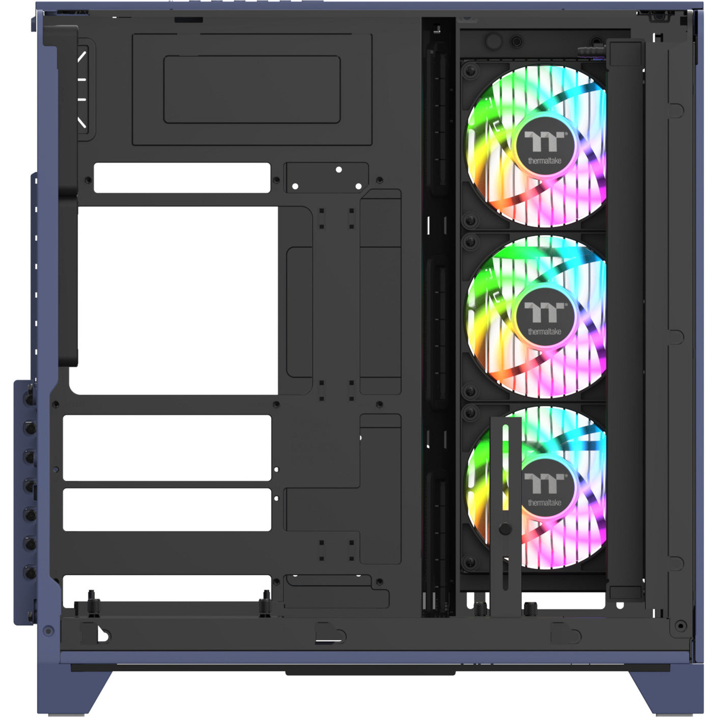 Thermaltake view 390 air future dusk midi tower behuizing (paars | 2x usb-a | 1x usb-c | tempered glass)
