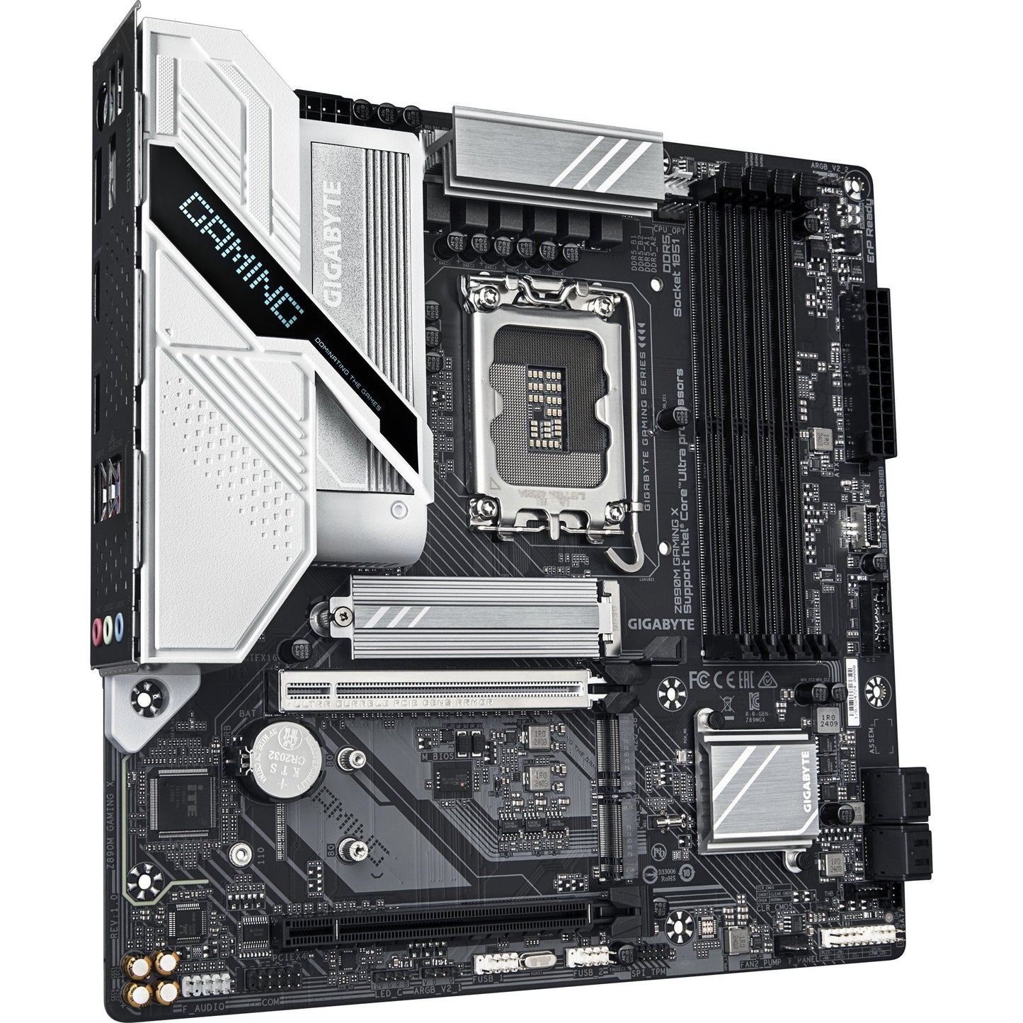 GIGABYTE z890m gaming x socket 1851 moederbord (raid, 2.5gb-lan, sound, µatx)