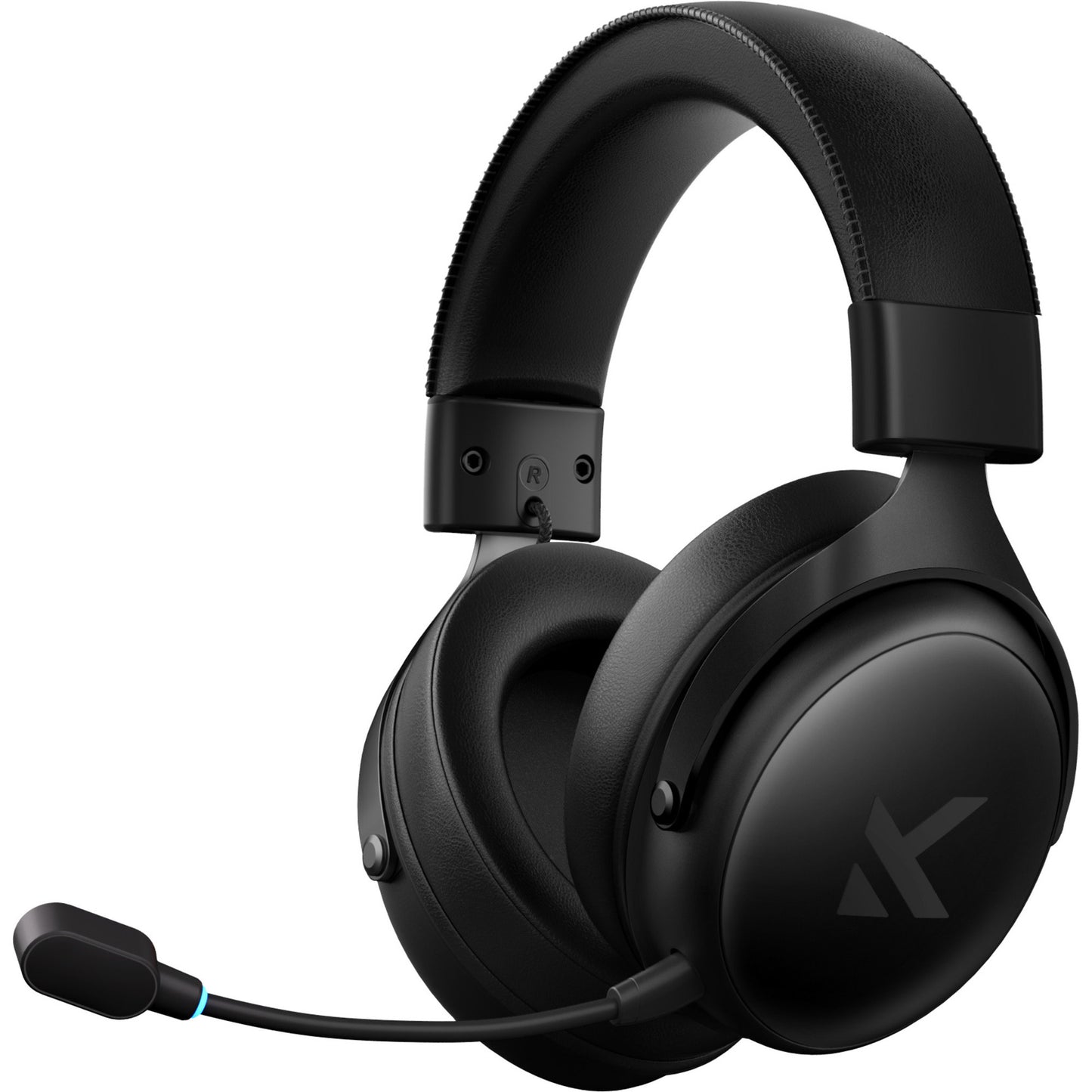 MCHOSE V9 Wireless over-ear gaming headset (Zwart, PC laptop Playstation Switch Smartphone, 2.4G Bluetooth Wired Type-C)