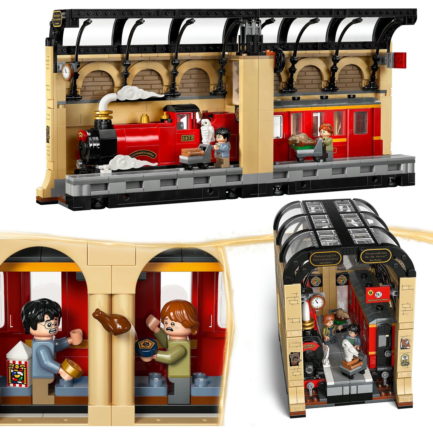 LEGO harry potter - boekensteun: de zweinstein express constructiespeelgoed (76450)