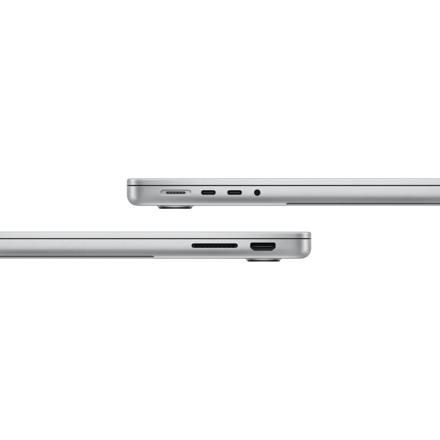 Apple Macbook Pro 2023 14 (MR7J3N A) Refurbished laptop (Zilver | M3 8 Core | 10‑core GPU | 8GB ram | 512 GB SSD)