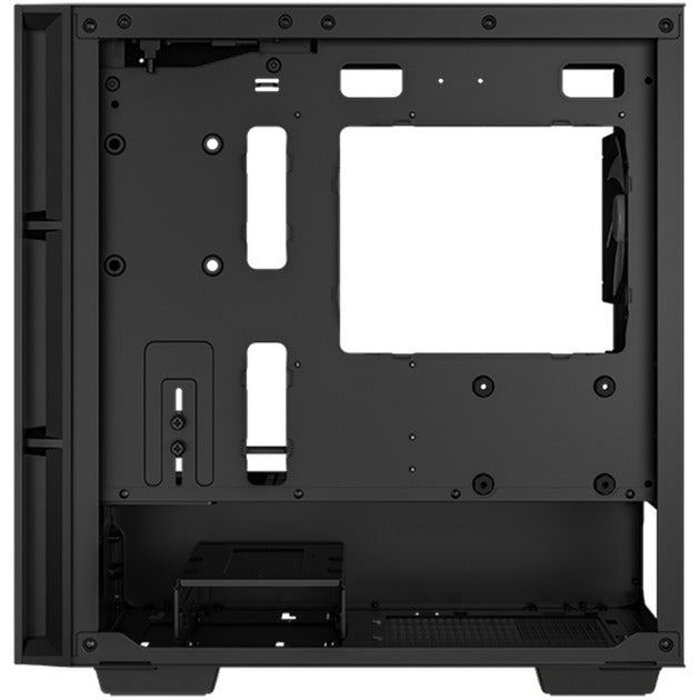 DeepCool ch360 mini tower behuizing (zwart | 1x usb-a | 1x usb-c | rgb | tempered glass)