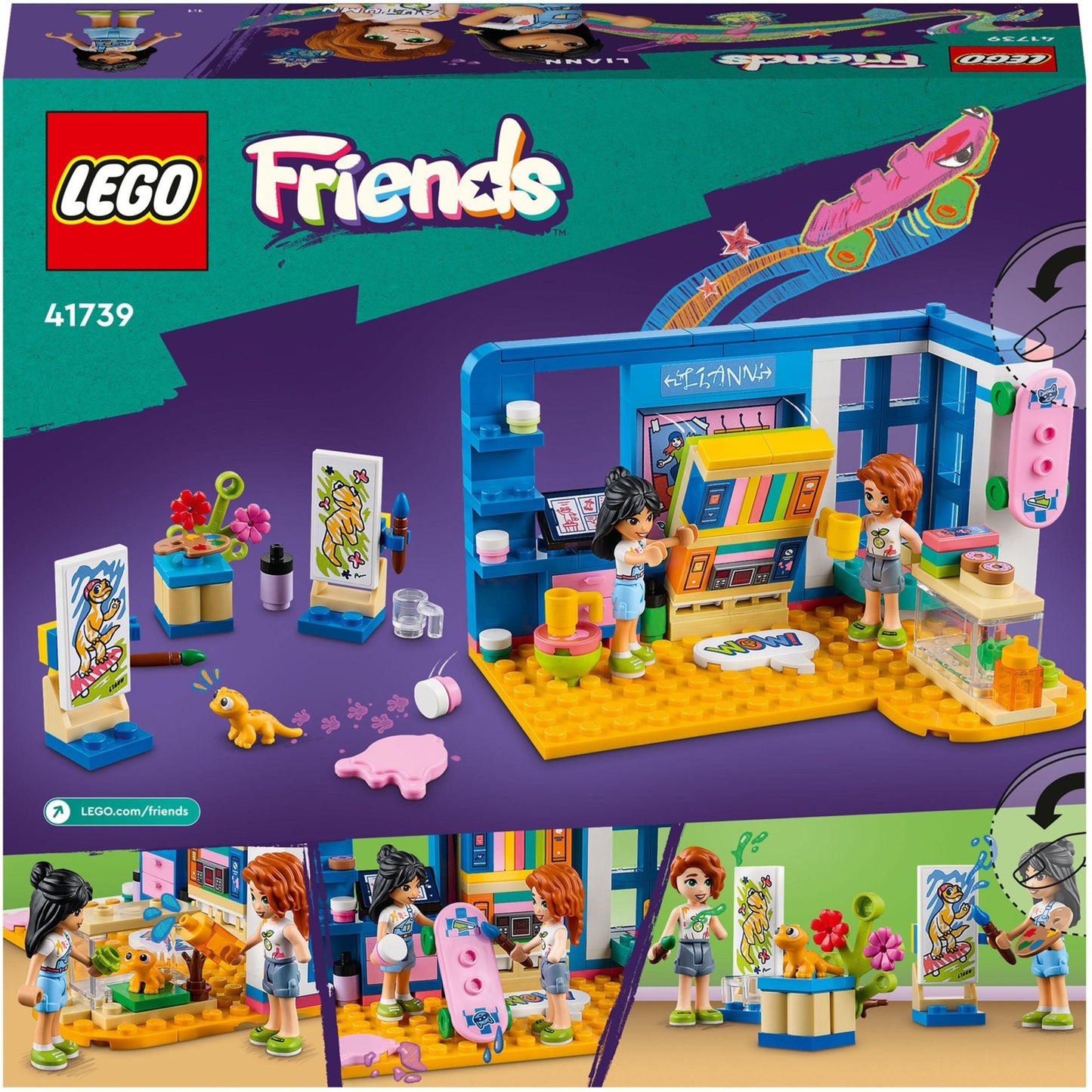 LEGO friends - lianns kamer constructiespeelgoed (41739)