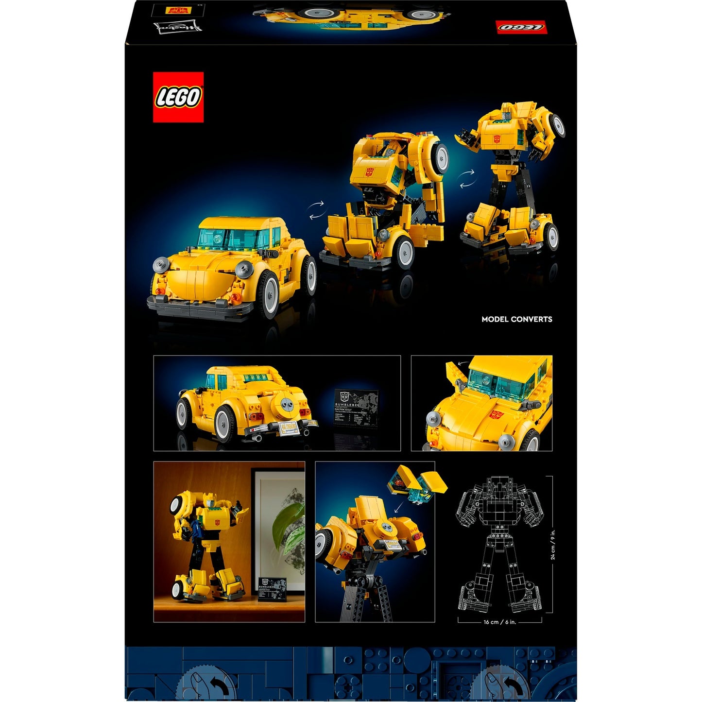 LEGO icons 10338 transformers bumblebee