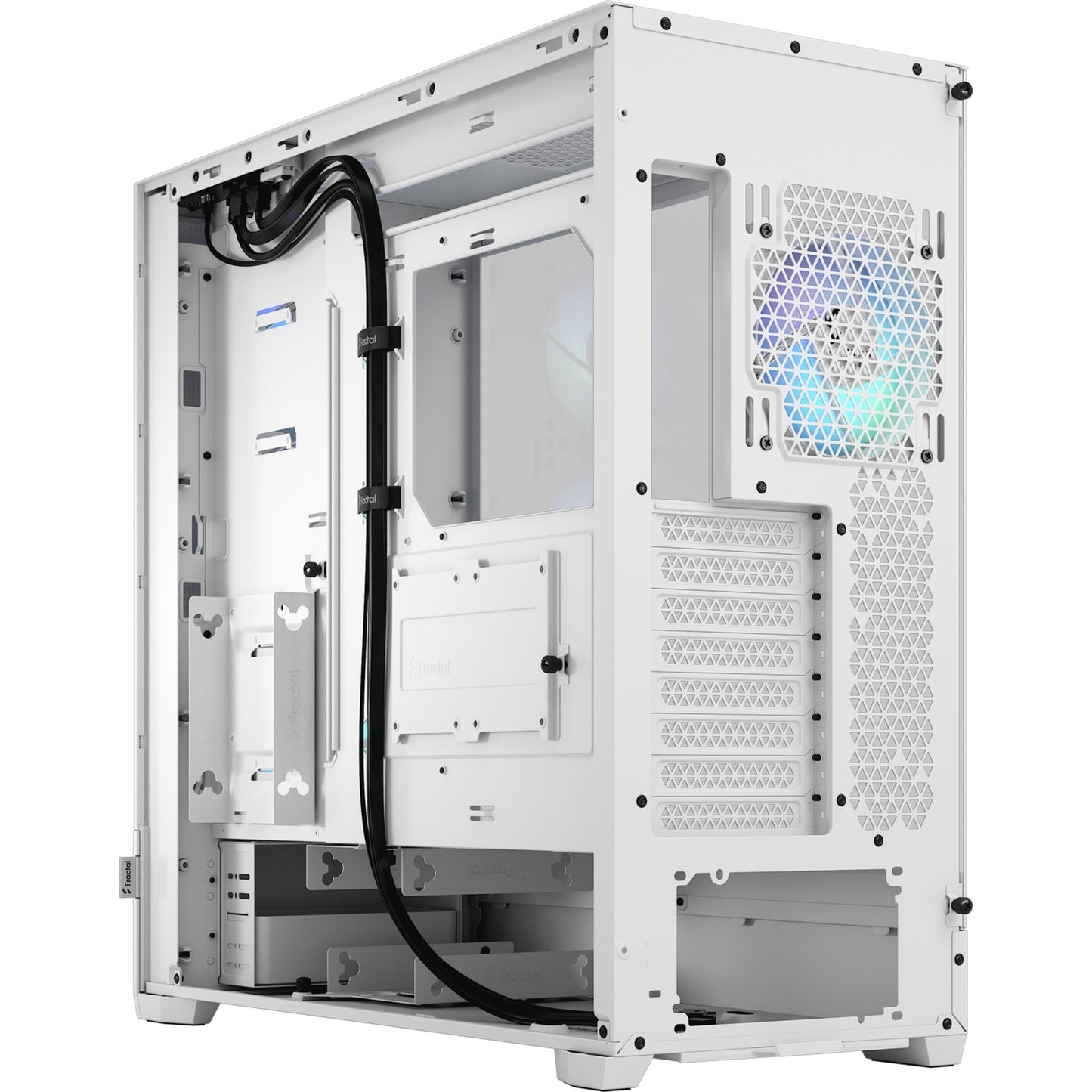Fractal Design pop xl air rgb big tower behuizing (wit | 2x usb-a | rgb | tempered glass)
