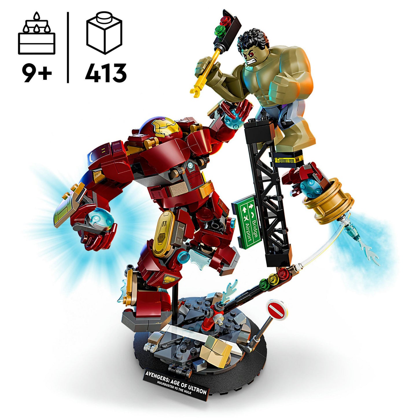 LEGO super heroes 76343 marvel ultieme strijd: hulkbuster vs. hulk
