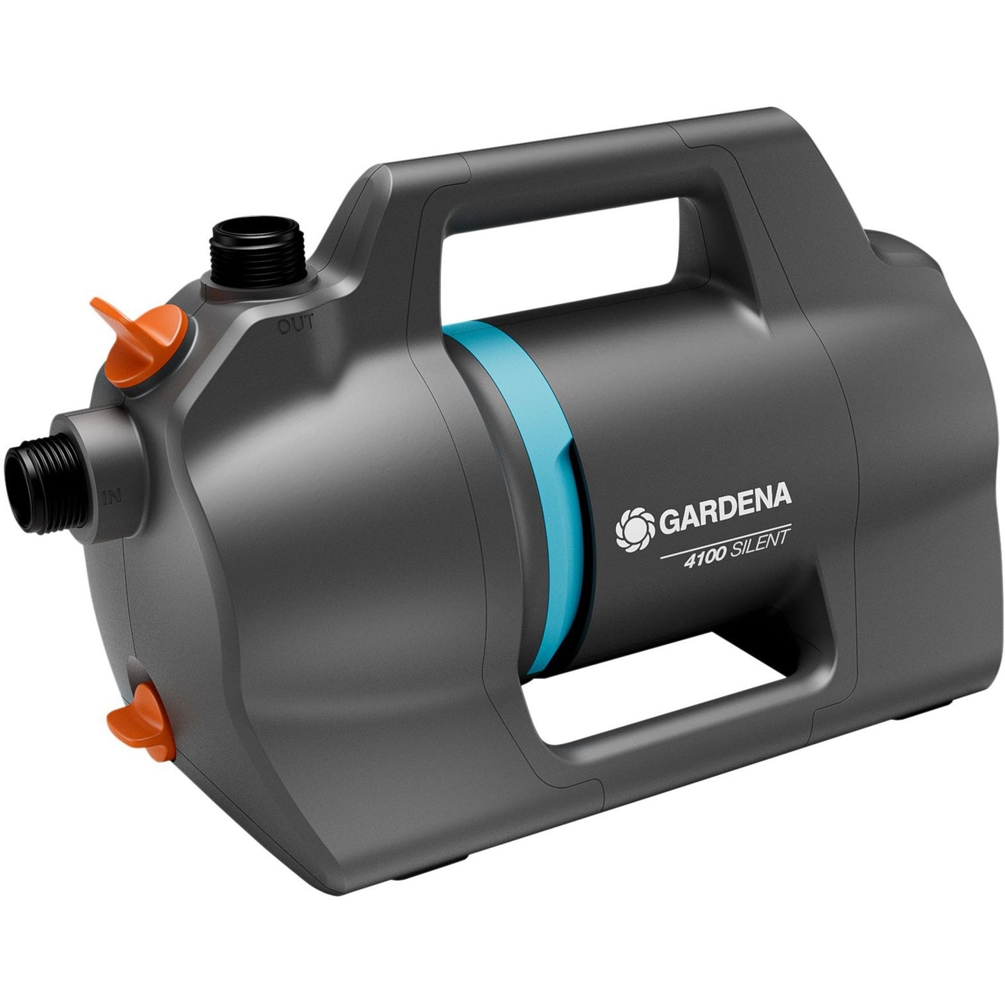GARDENA besproeiingspomp 4100 silent (donkergrijs turquoise, 550 watt)