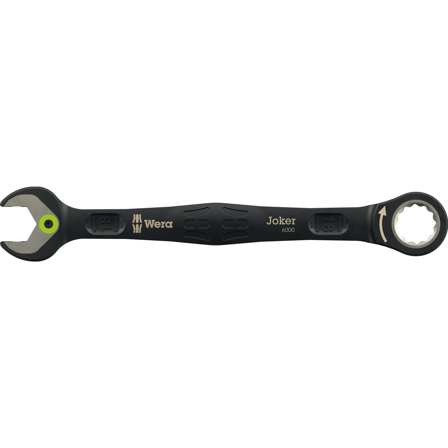Wera 6000 joker black edition 11 set 1 steek-ringratelsleutelset, 11‑delig moersleutel (zwart)