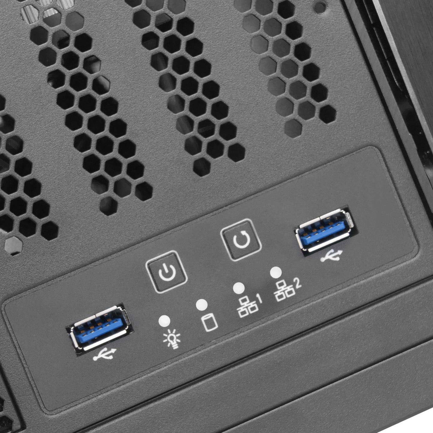 SilverStone rm41-506 rack behuizing (zwart | 2x usb-a 3.2 (5 gbit s))