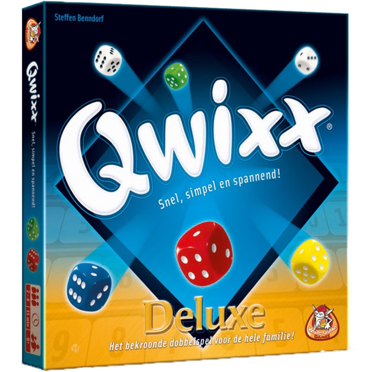 White Goblin Games qwixx deluxe dobbelspel (nederlands, 2 - 4 spelers, 15 minuten, vanaf 8 jaar)