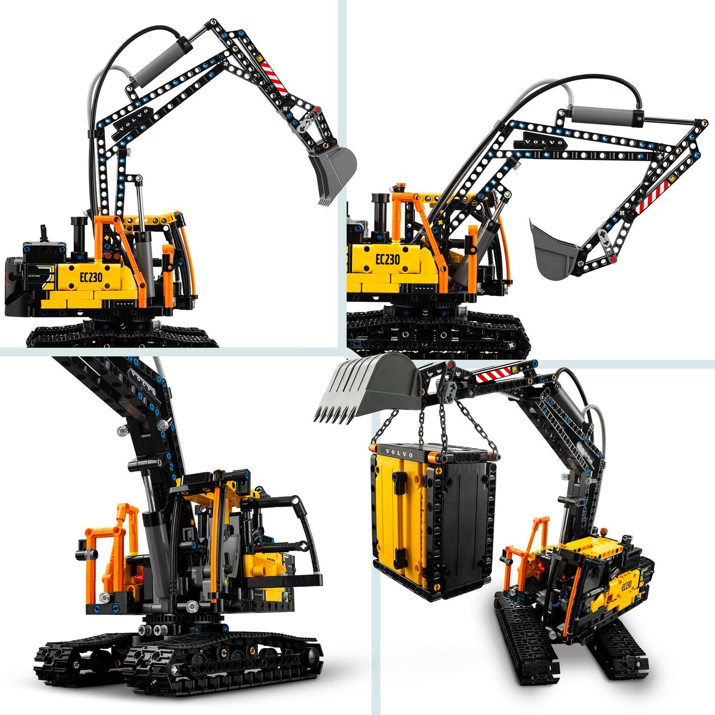 LEGO technic 42175 volvo fmx truck ec230 elektrische graafmachine