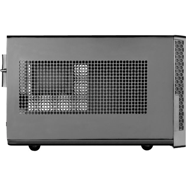 SilverStone sg13b mini tower behuizing (zwart | 2x usb-a)