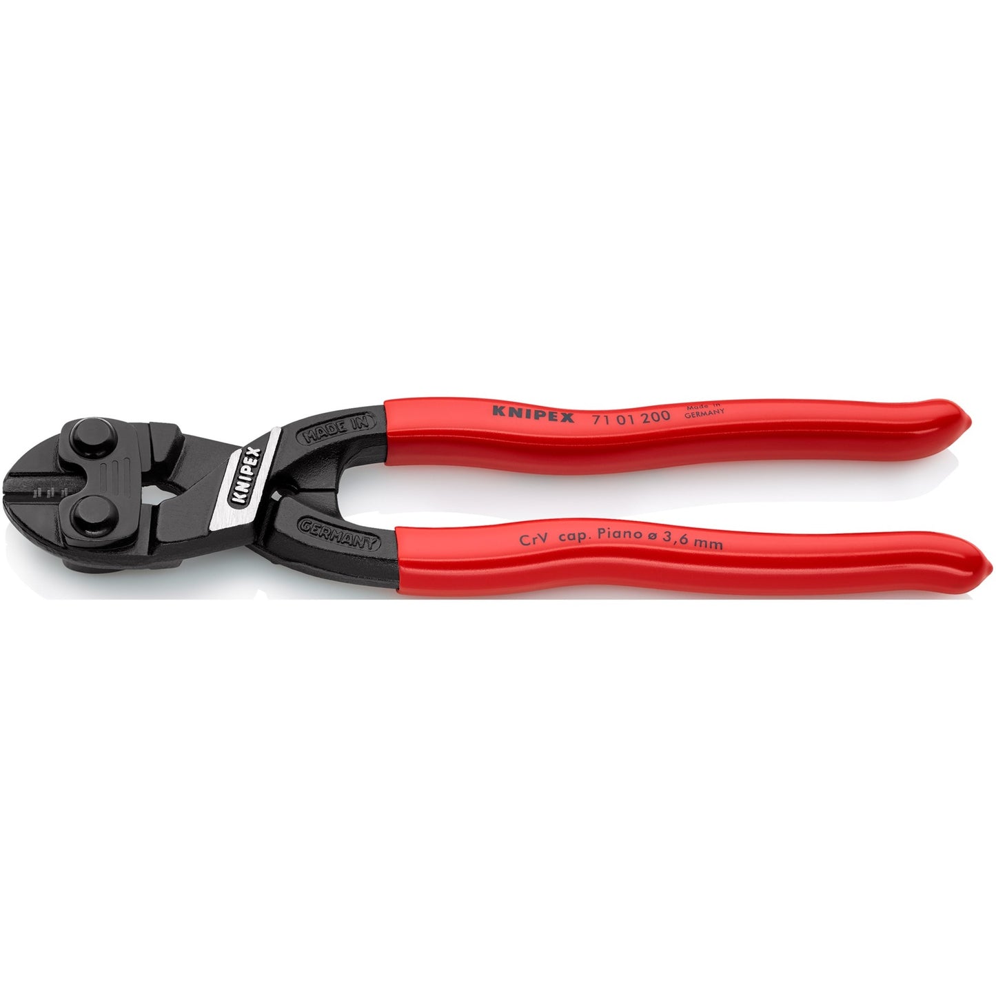 KNIPEX cobolt gebogen betonschaar 71 01 200 kniptang (middensnijder)