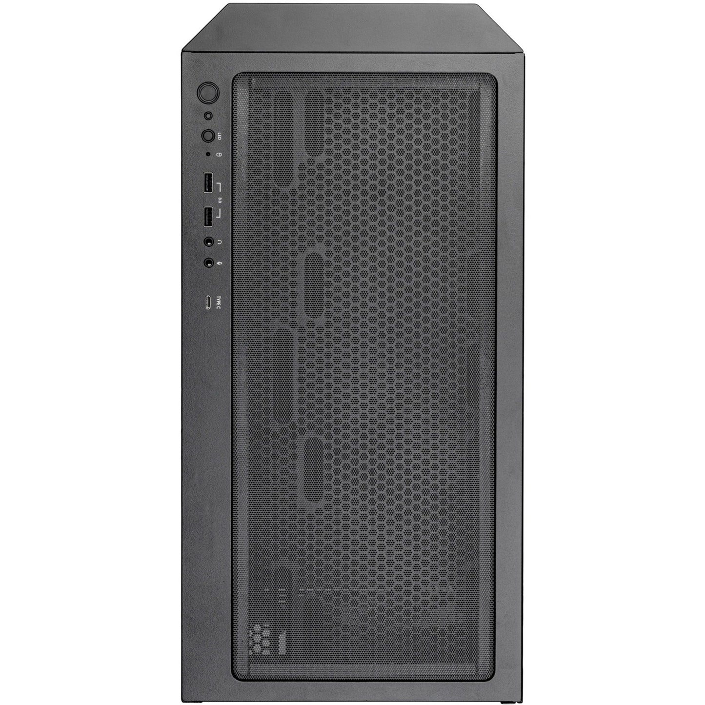 SilverStone fara 514x midi tower behuizing (zwart | 2x usb-a | 1x usb-c | rgb | tempered glass)