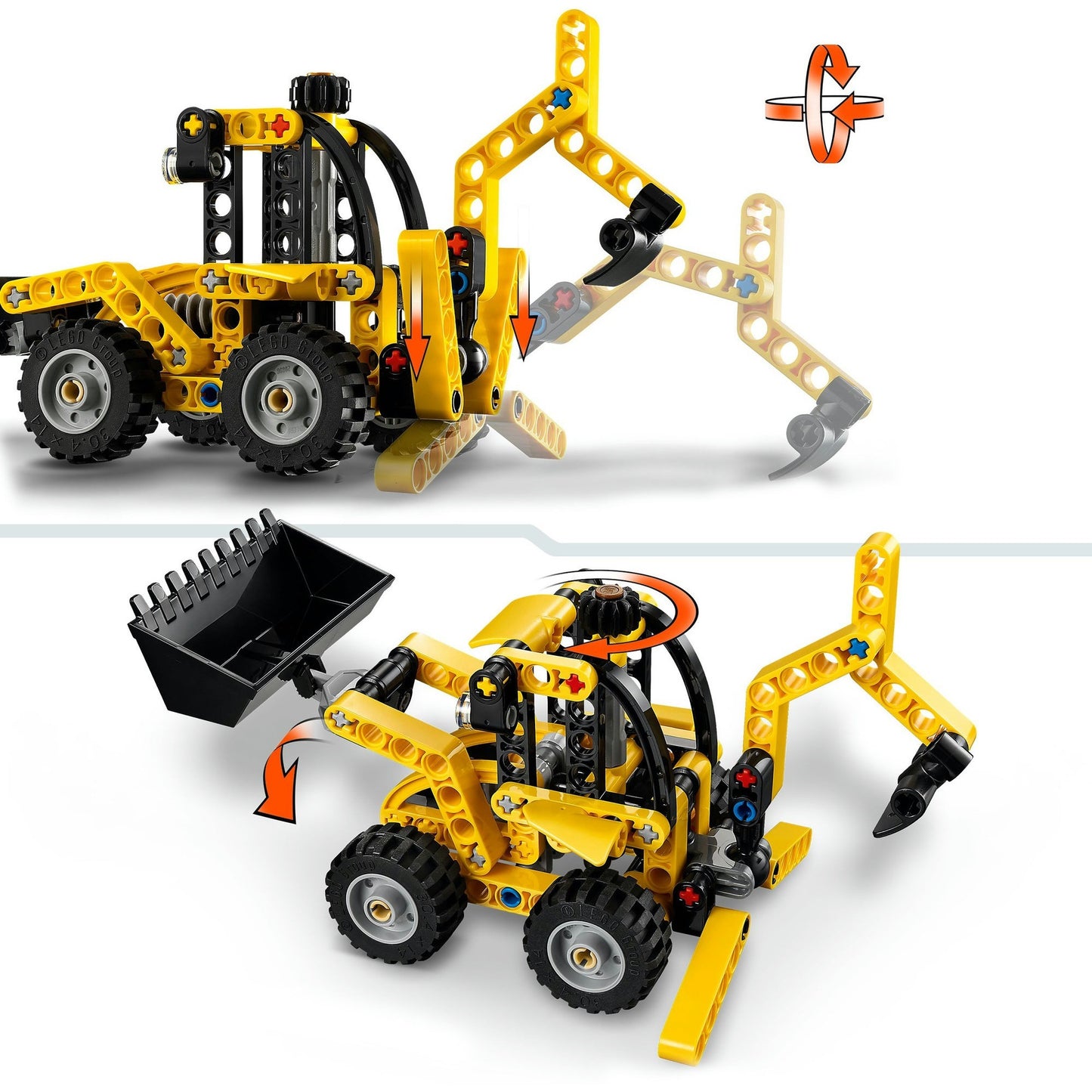 LEGO technic 42197 graaflaadmachine