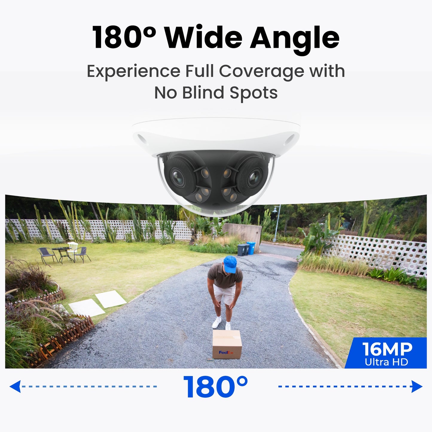 Reolink P737-A beveiligingscamera (Wit, 4K UHD, 8MP, PoE)