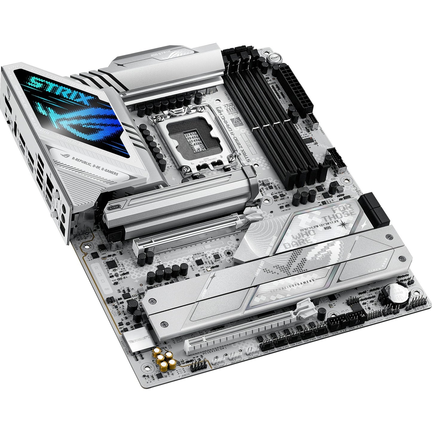 ASUS rog strix z890-a gaming wifi socket 1851 moederbord (raid, 2.5gb-lan, wi-fi 7, bt, sound, atx)