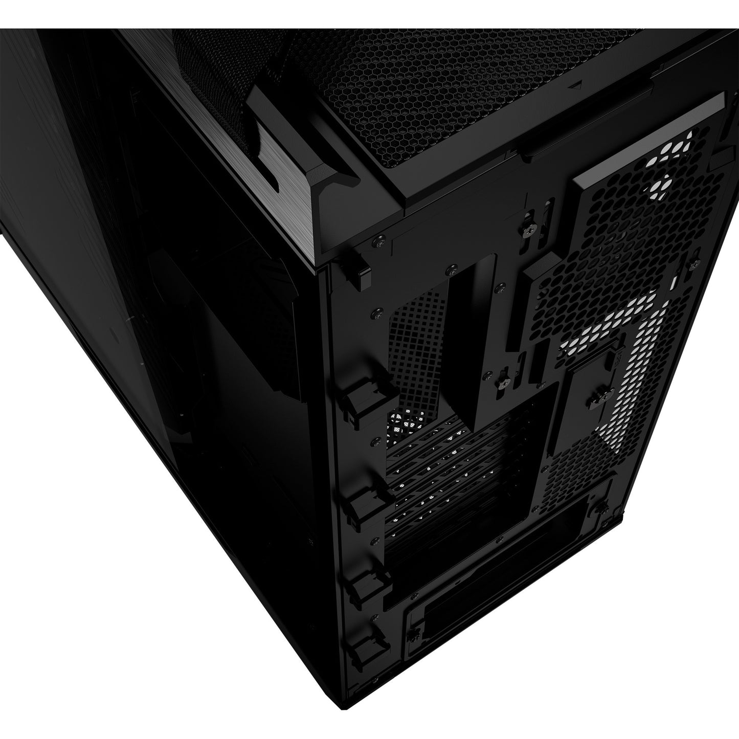 ASUS rog strix helios ii gx601s midi tower behuizing (zwart | 4x usb-a | 2x usb-c | rgb | tempered glass)