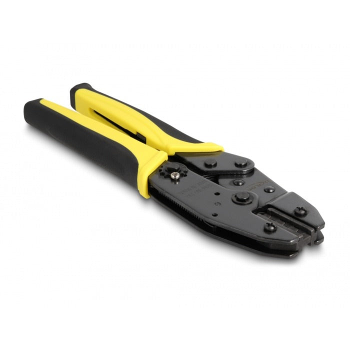 DeLOCK crimping tool for dl4 plug 2.5 - 6 mm² krimptang (geel zwart)