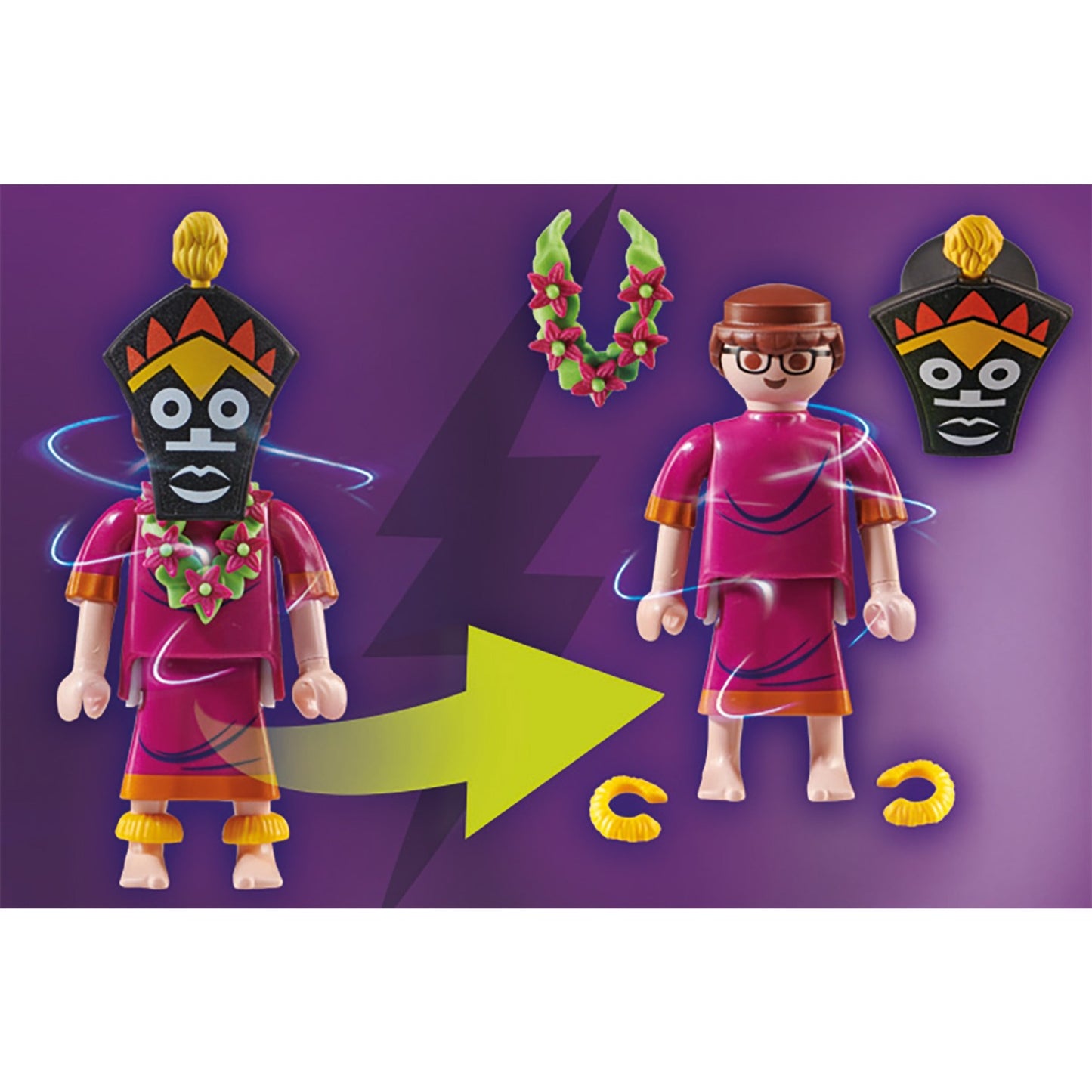 PLAYMOBIL scooby-doo! - avontuur met witch doctor constructiespeelgoed (70707)