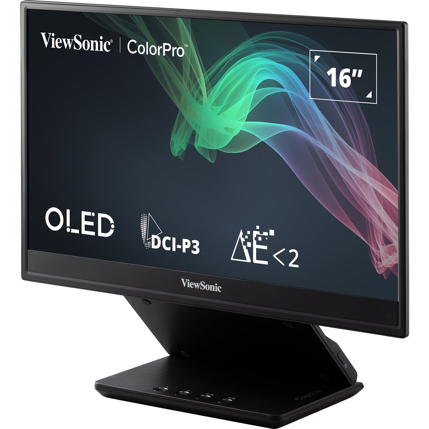 ViewSonic vp16-oled 16 monitor (zwart (mat), 1x micro-hdmi, usb-c, sound)