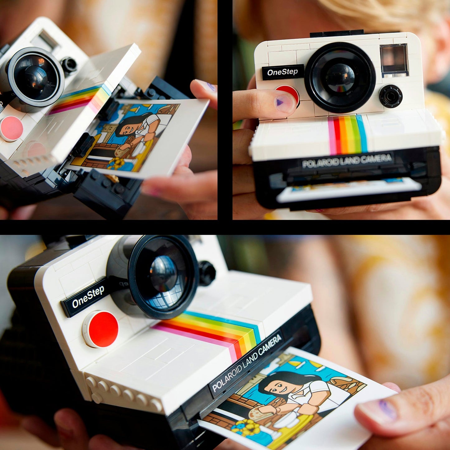 LEGO ideas polaroid onestep sx-70 camera constructiespeelgoed (21345)