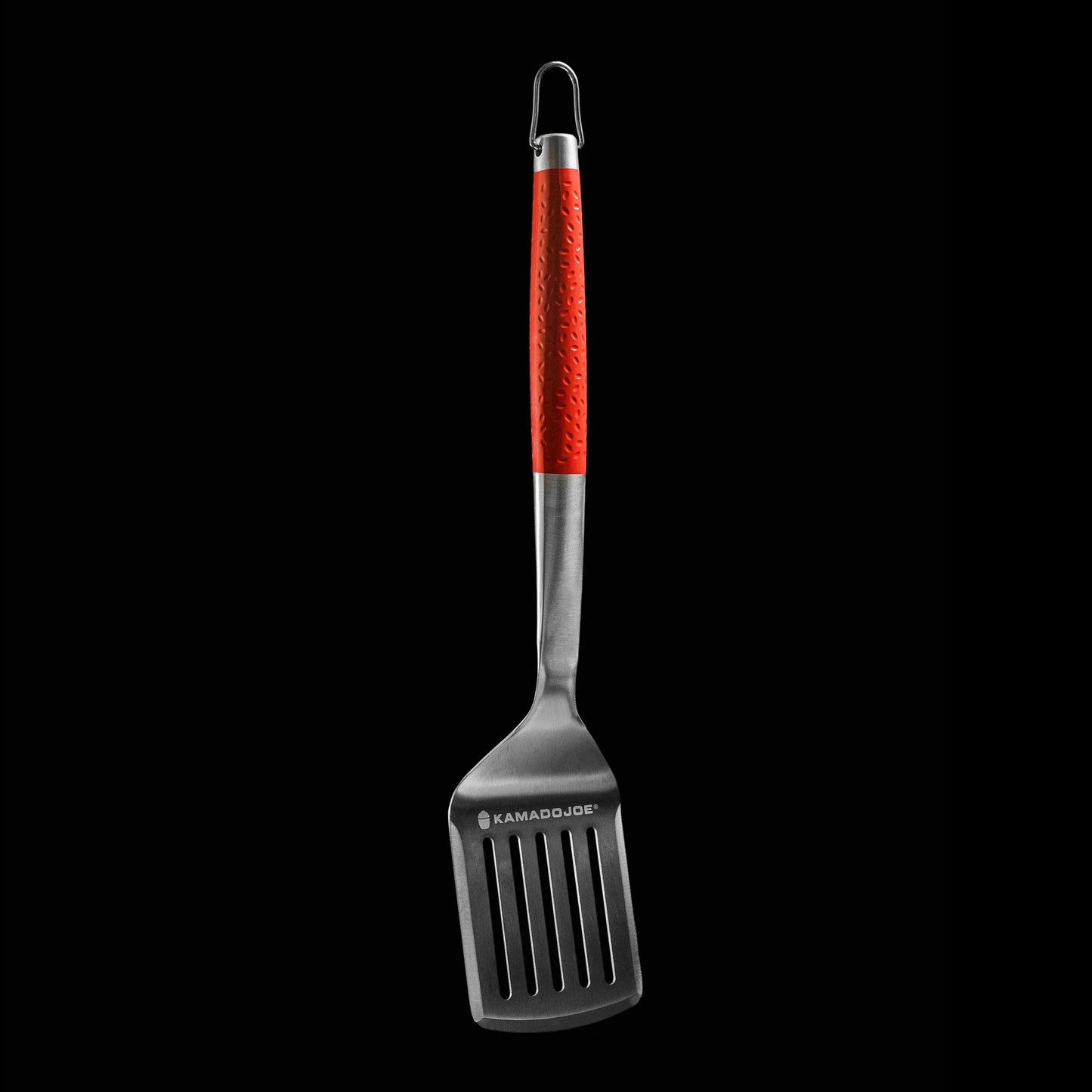 Kamado Joe krafted stalen spatel (roestvrij staal rood)