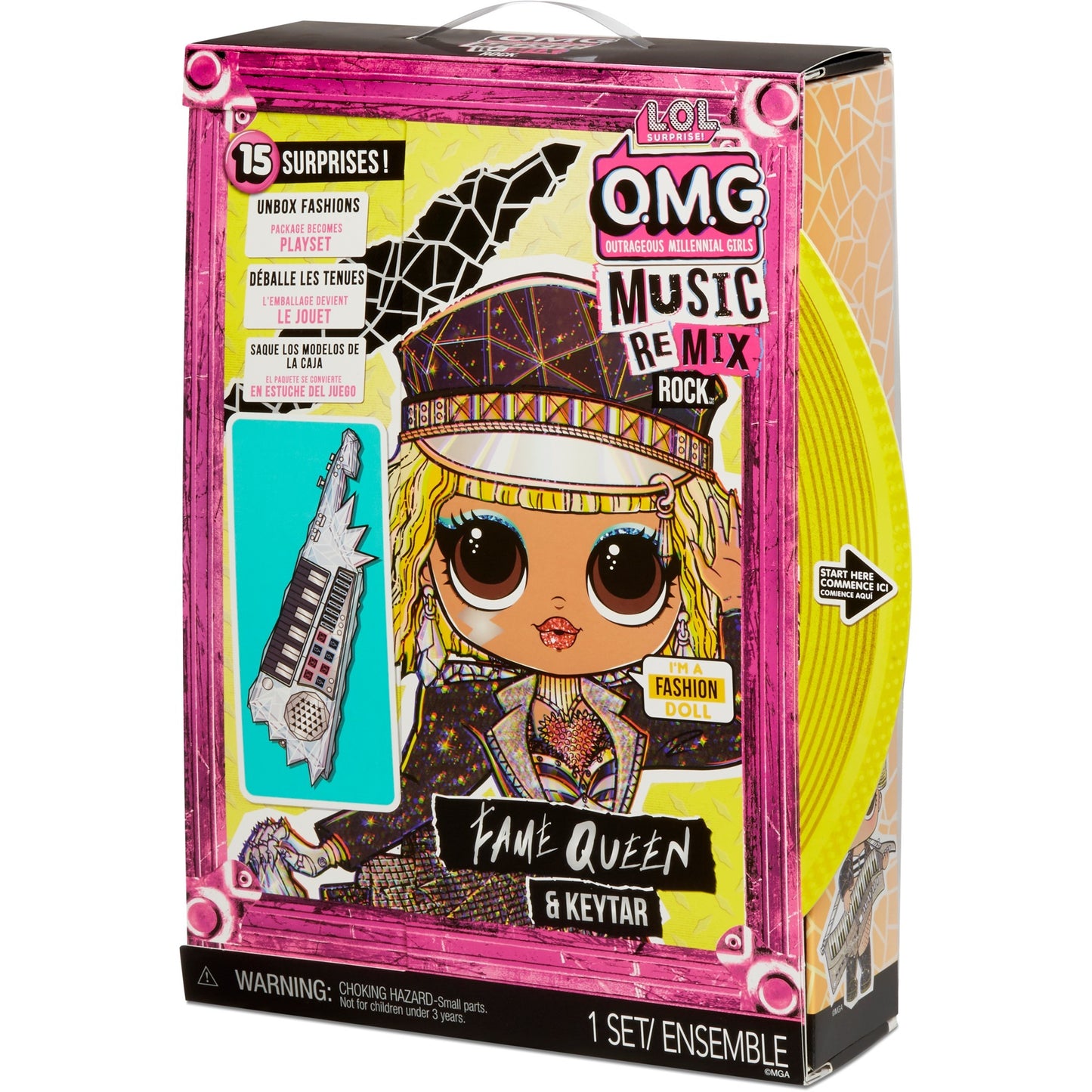 MGA Entertainment l.o.l. surprise! omg remix rock - fame queen and keytar pop