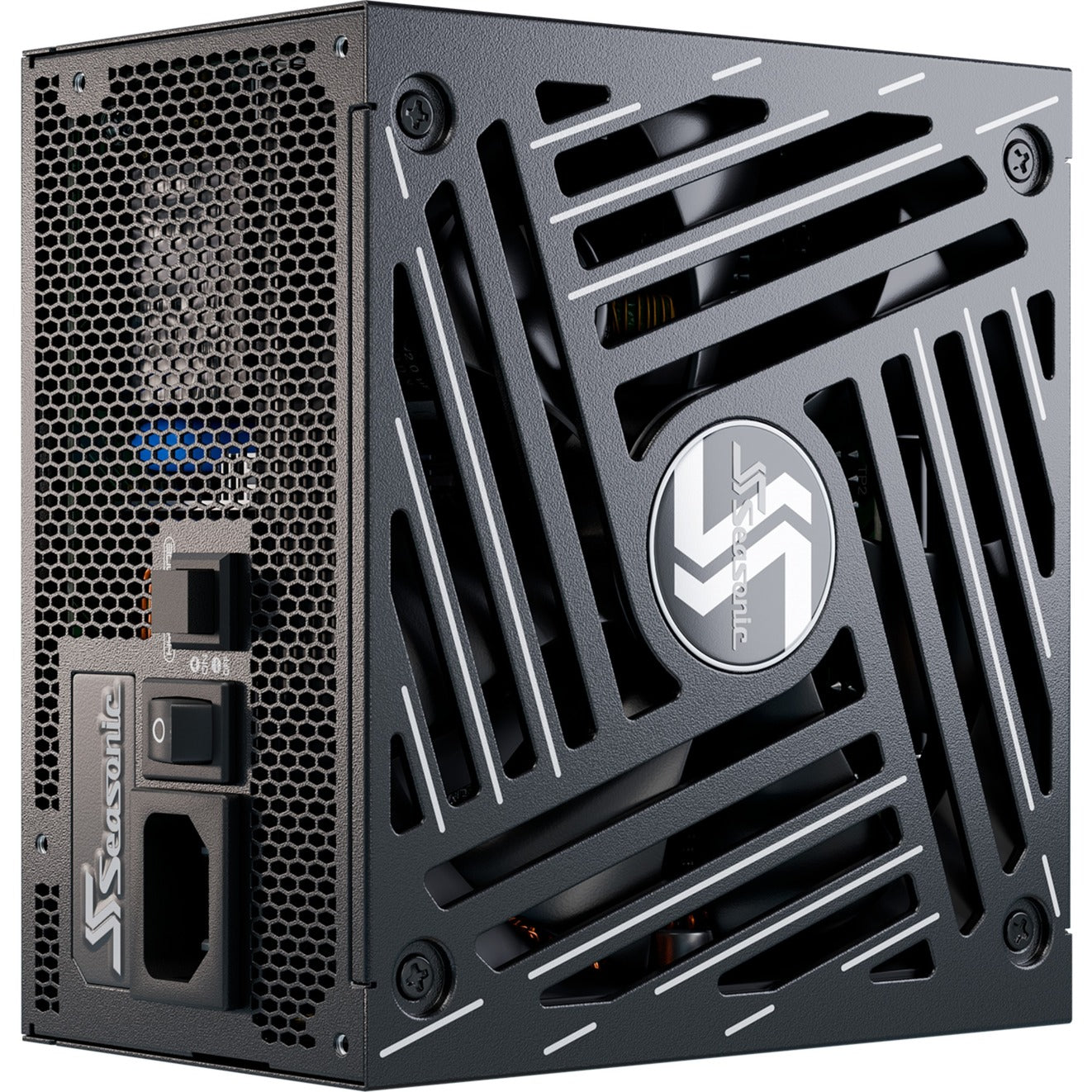 Seasonic focus gx-1000-v4 atx3.1 modulaire 1000 watt voeding (zwart, 1x 12vhpwr, 3x pcie)