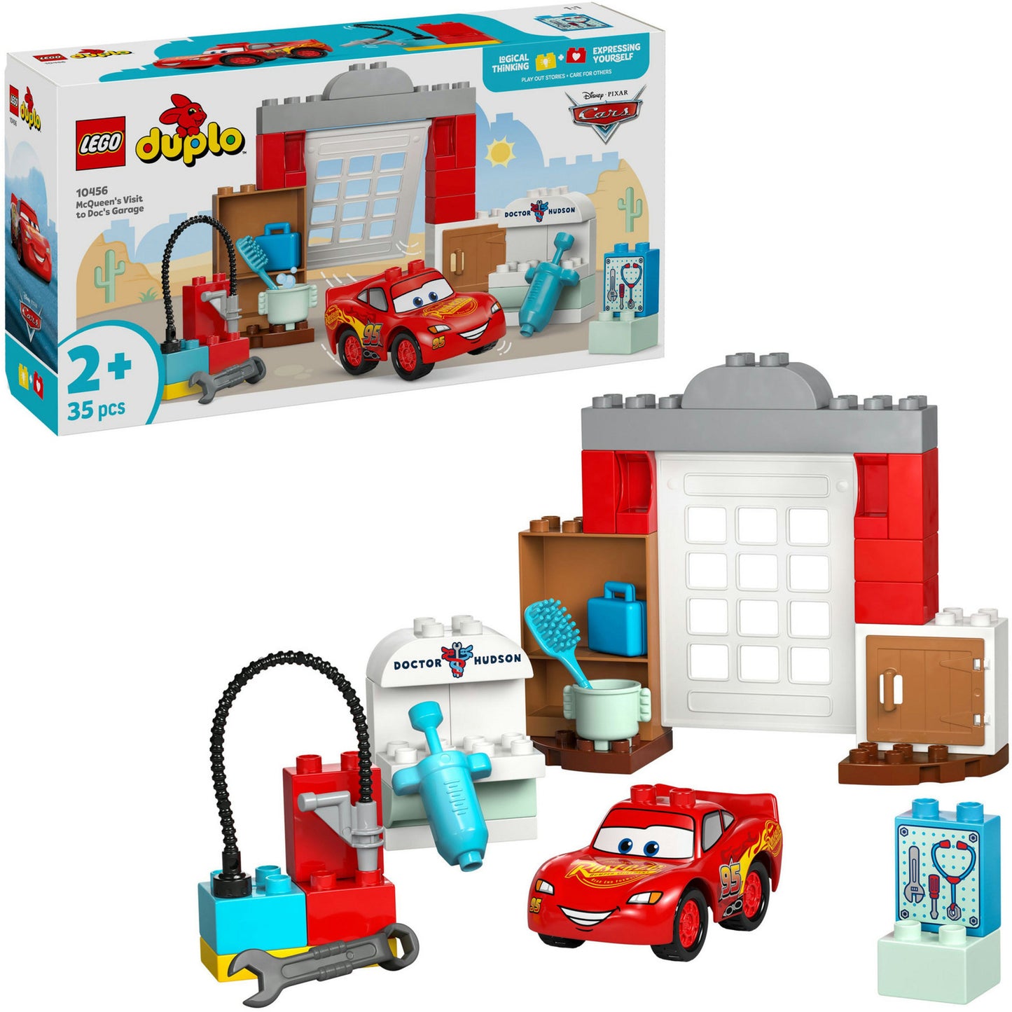 LEGO duplo 10456 mcqueens bezoek aan docs garage