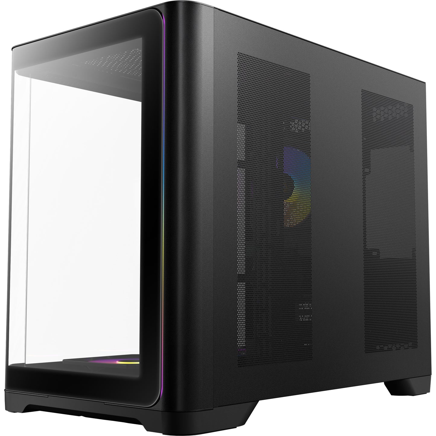 Antec c5 curve argb midi tower behuizing (zwart | 2x usb-a | 1x usb-c | tempered glass)