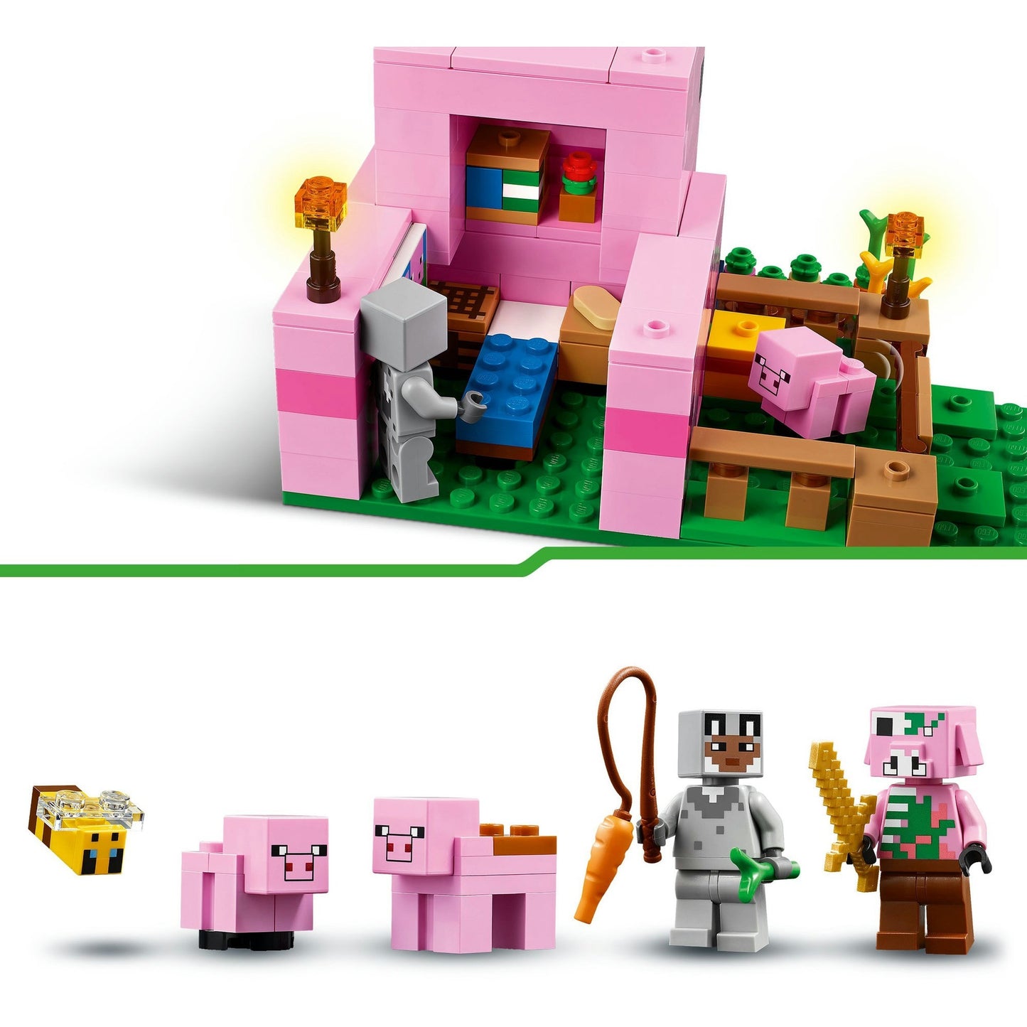 LEGO minecraft 21268 het huis van het biggetje