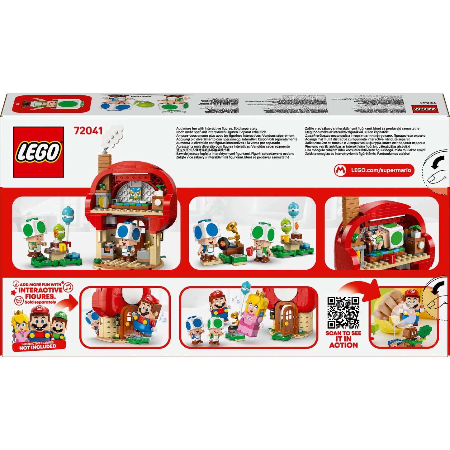 LEGO super mario 72041 toads huisfeestje