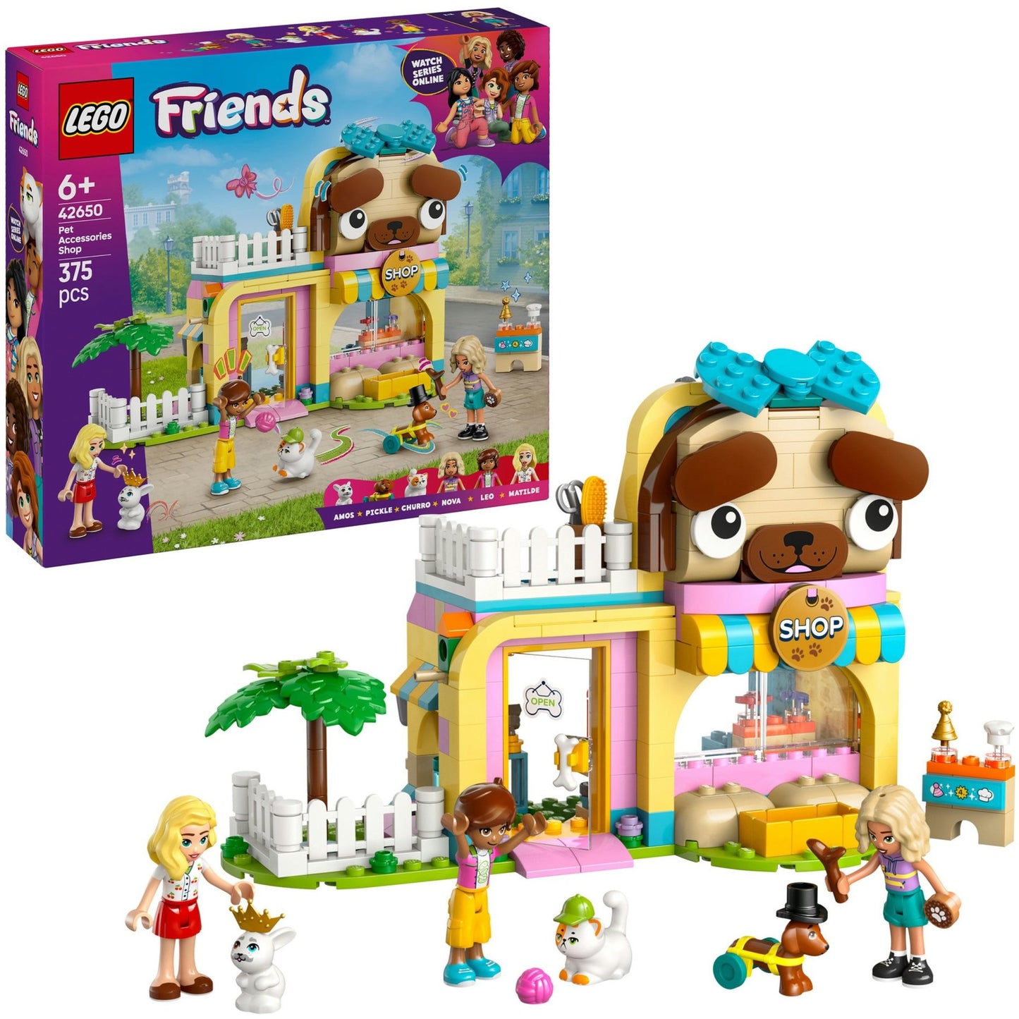 LEGO friends 42650 winkel met dierenaccessoires