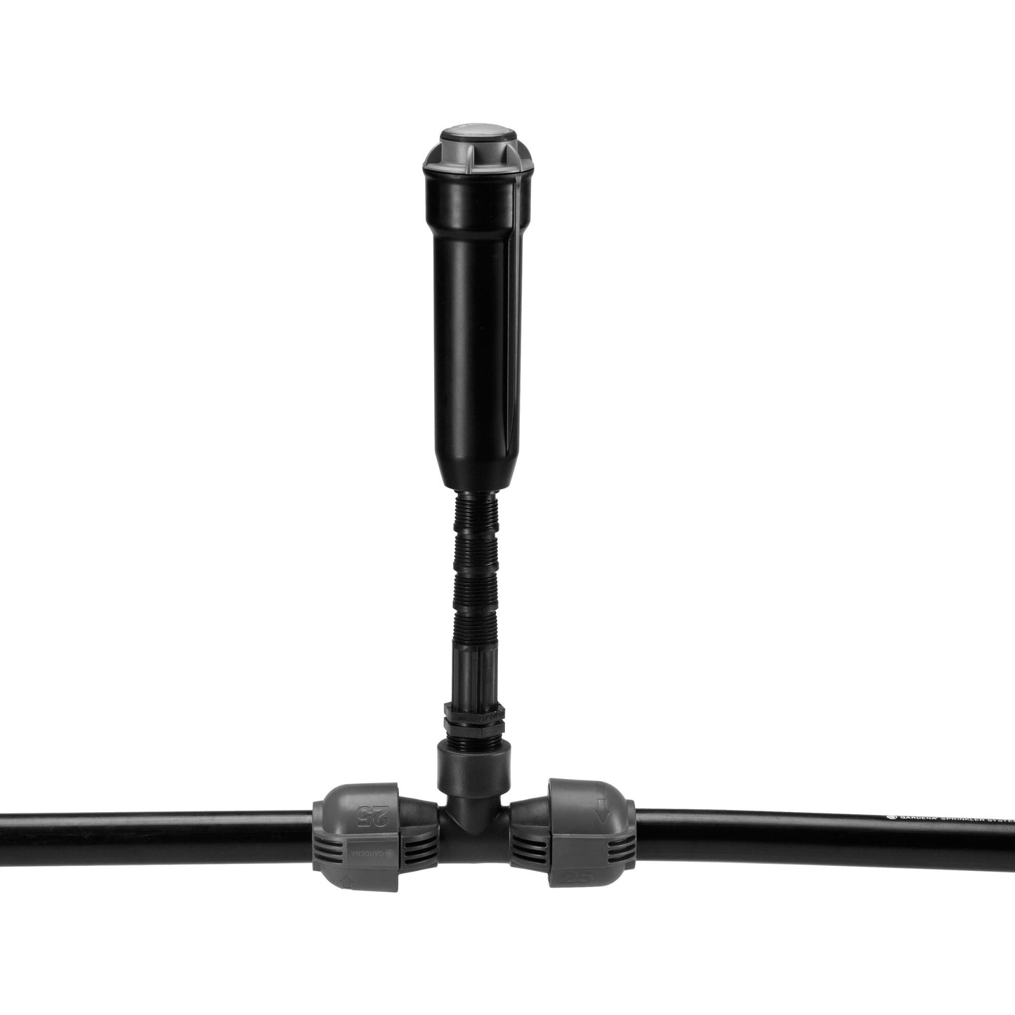 GARDENA t-stuk 25 mm x 3 4 binnendraad verbinding (zwart grijs, 2790-20)