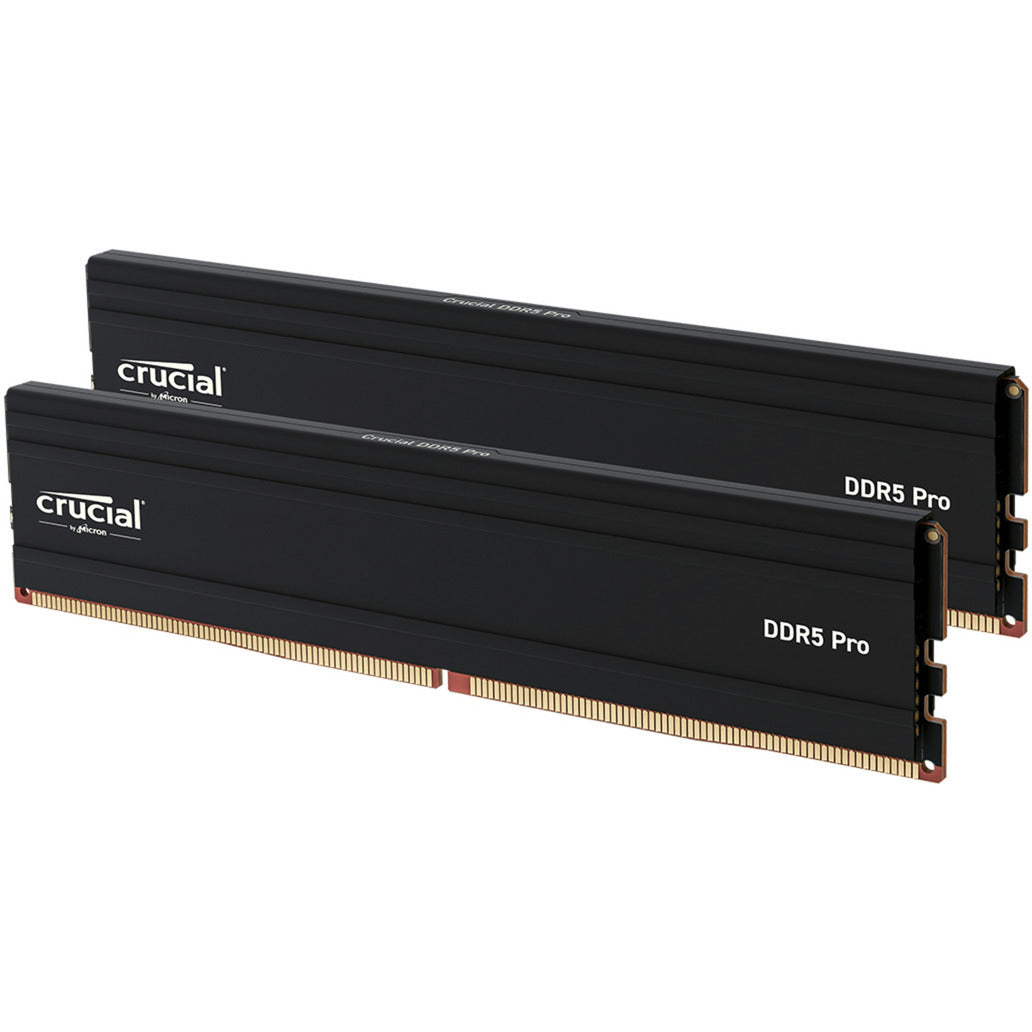 Crucial pro 32 gb ddr5-6000 (2x 16 gb) werkgeheugen (zwart, cp2k16g60c48u5)