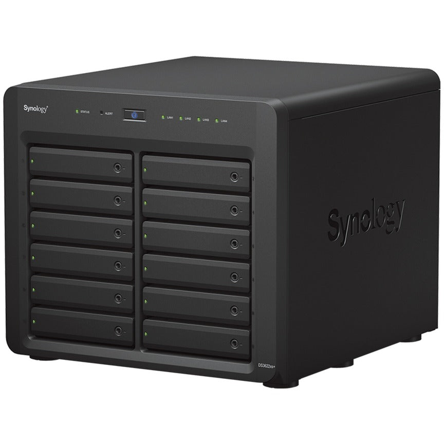 Synology diskstation ds3622xs+ nas (zwart, usb 3.2 gen 1)