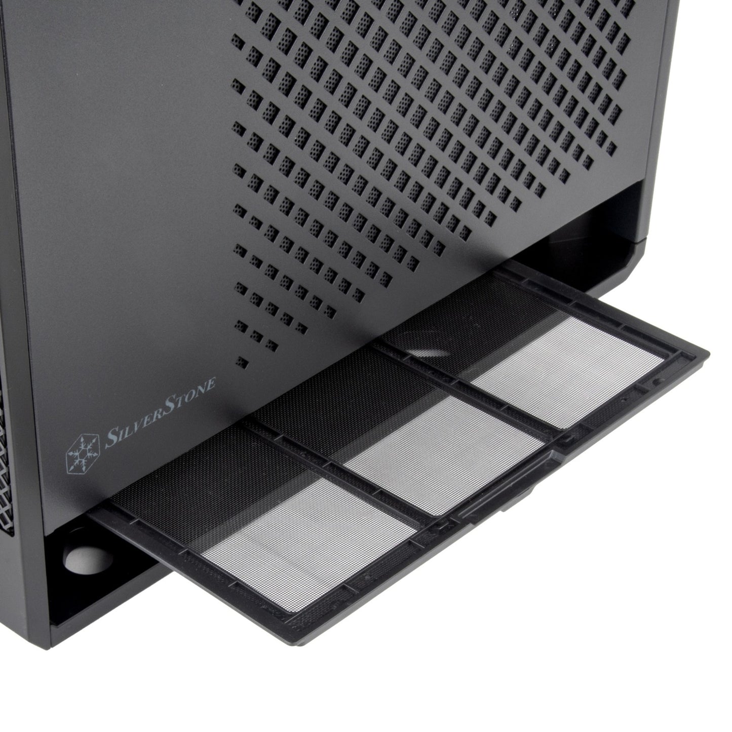 SilverStone alta g1m midi tower behuizing (zwart | 2x usb-a | 1x usb-c)